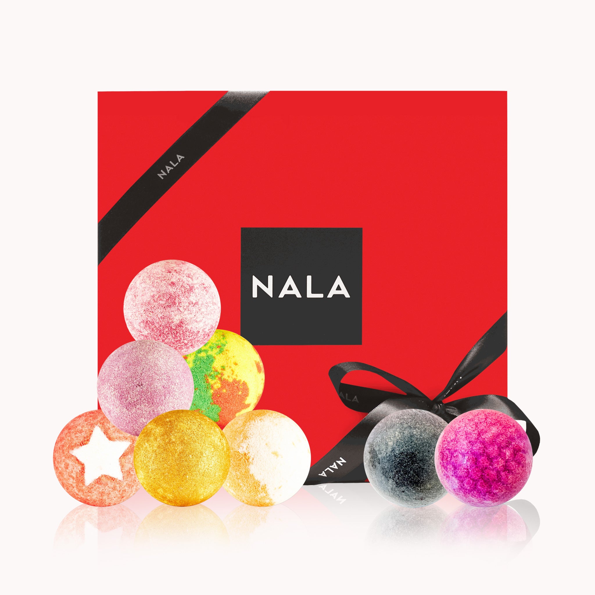 Set CADOU Relaxare Bombe Baie - Fructe de pădure & Bergamotă + Piper Roșu & Ambră