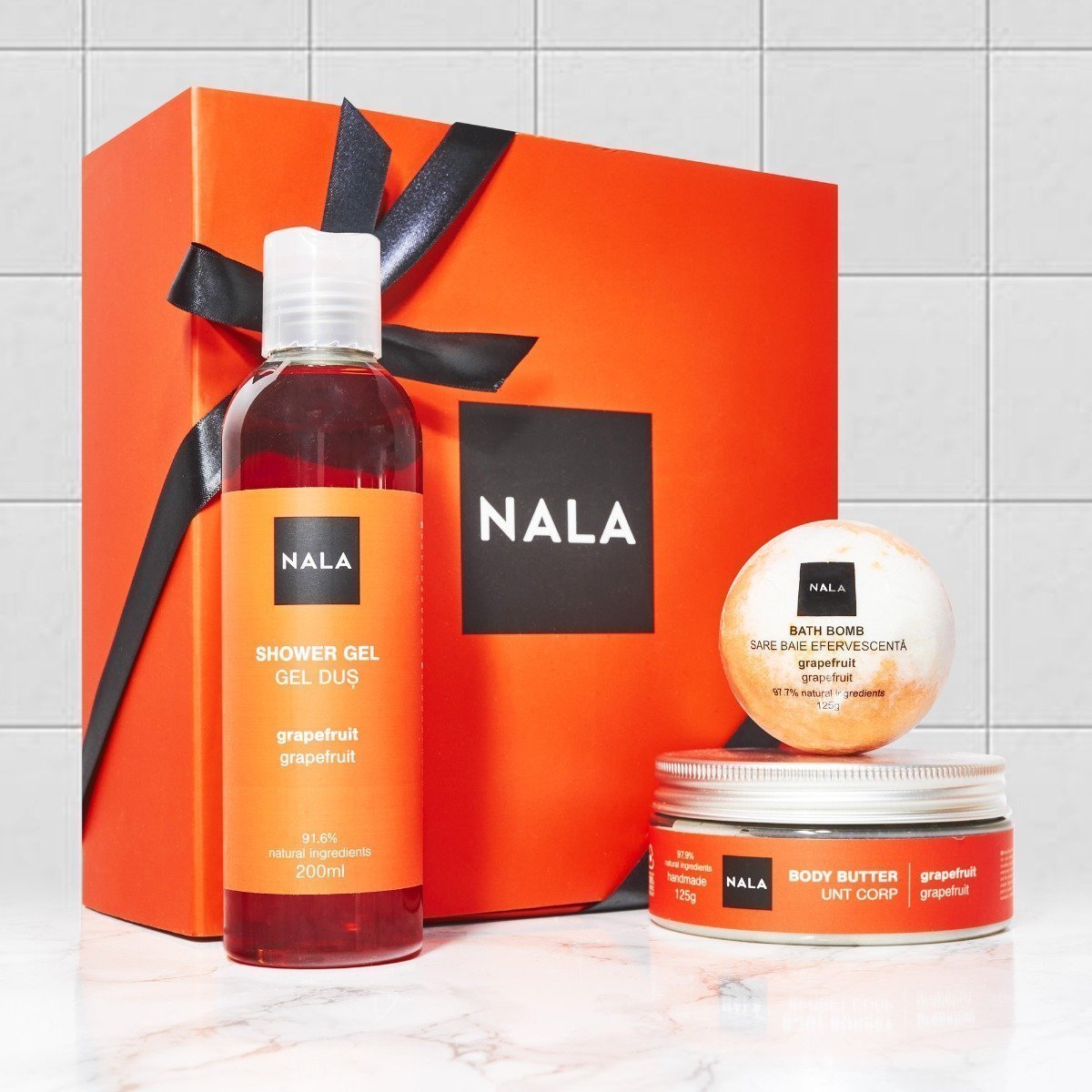 Set CADOU Baie & Hidratare - Grapefruit (unt)