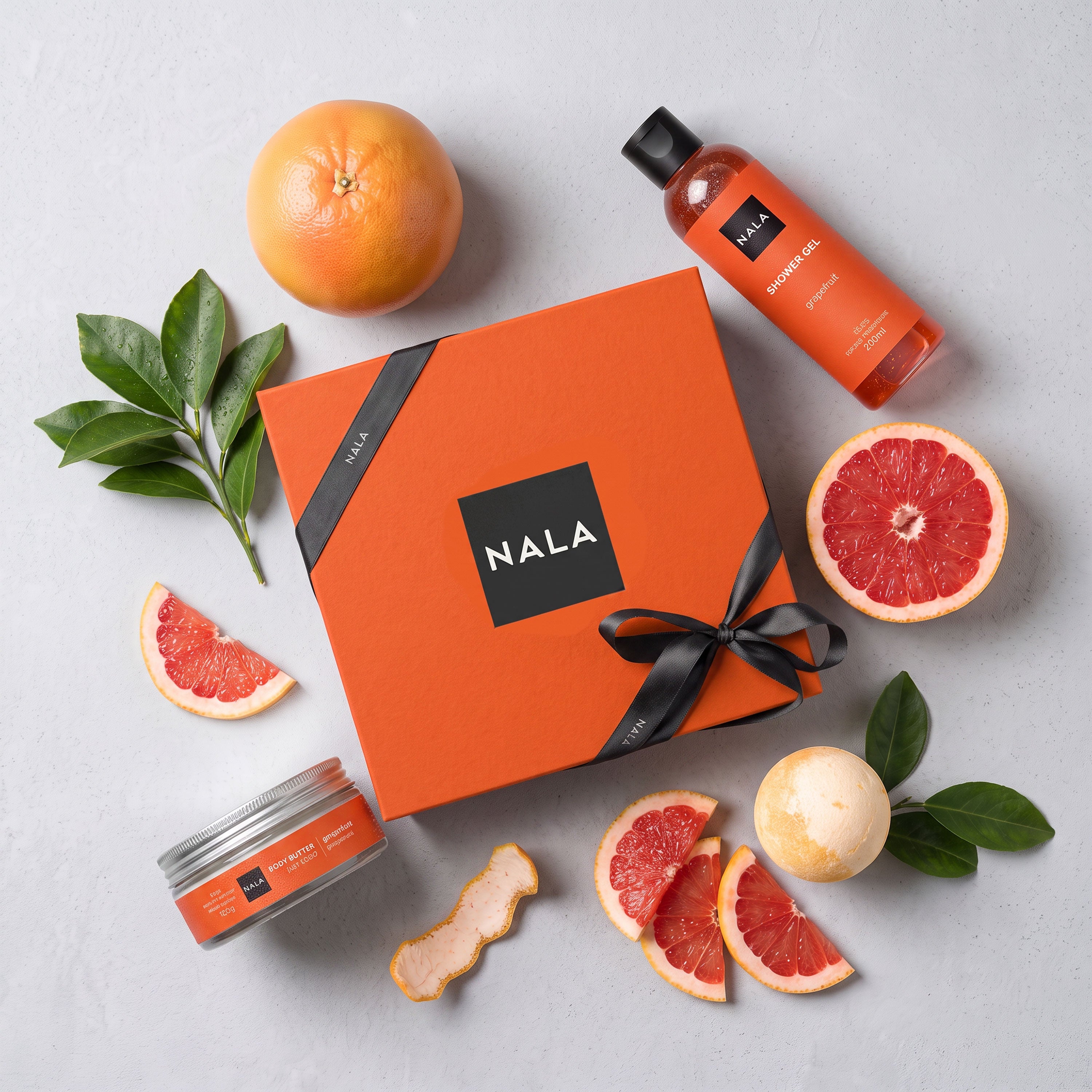 Set CADOU Baie & Hidratare - Grapefruit (unt)