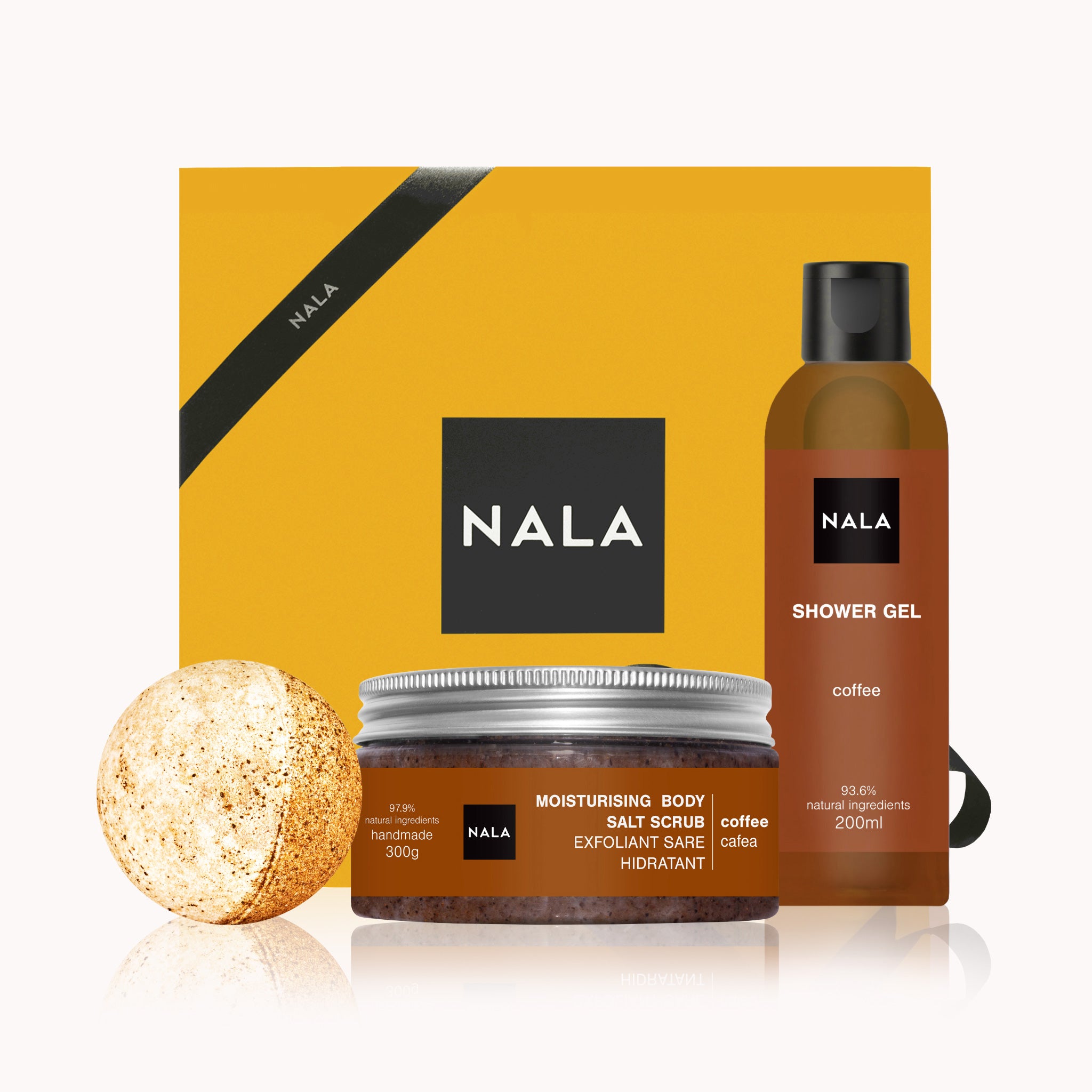 Set Cadou Relaxare Cafea | NALA – NALA Cosmetice Naturale