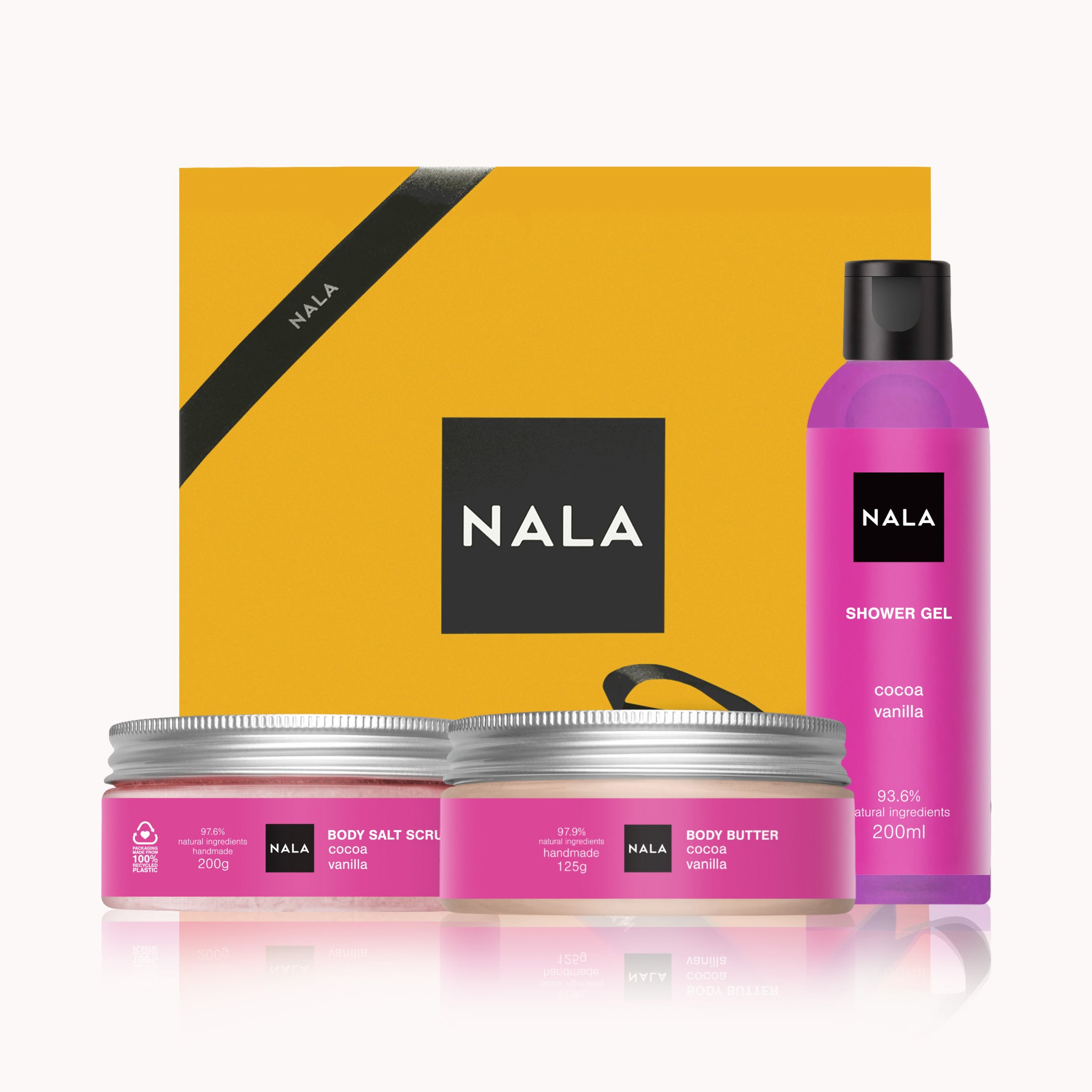 Set CADOU Hidratare și Exfoliere Piele Uscată - Cacao & Vanilie (Unt)