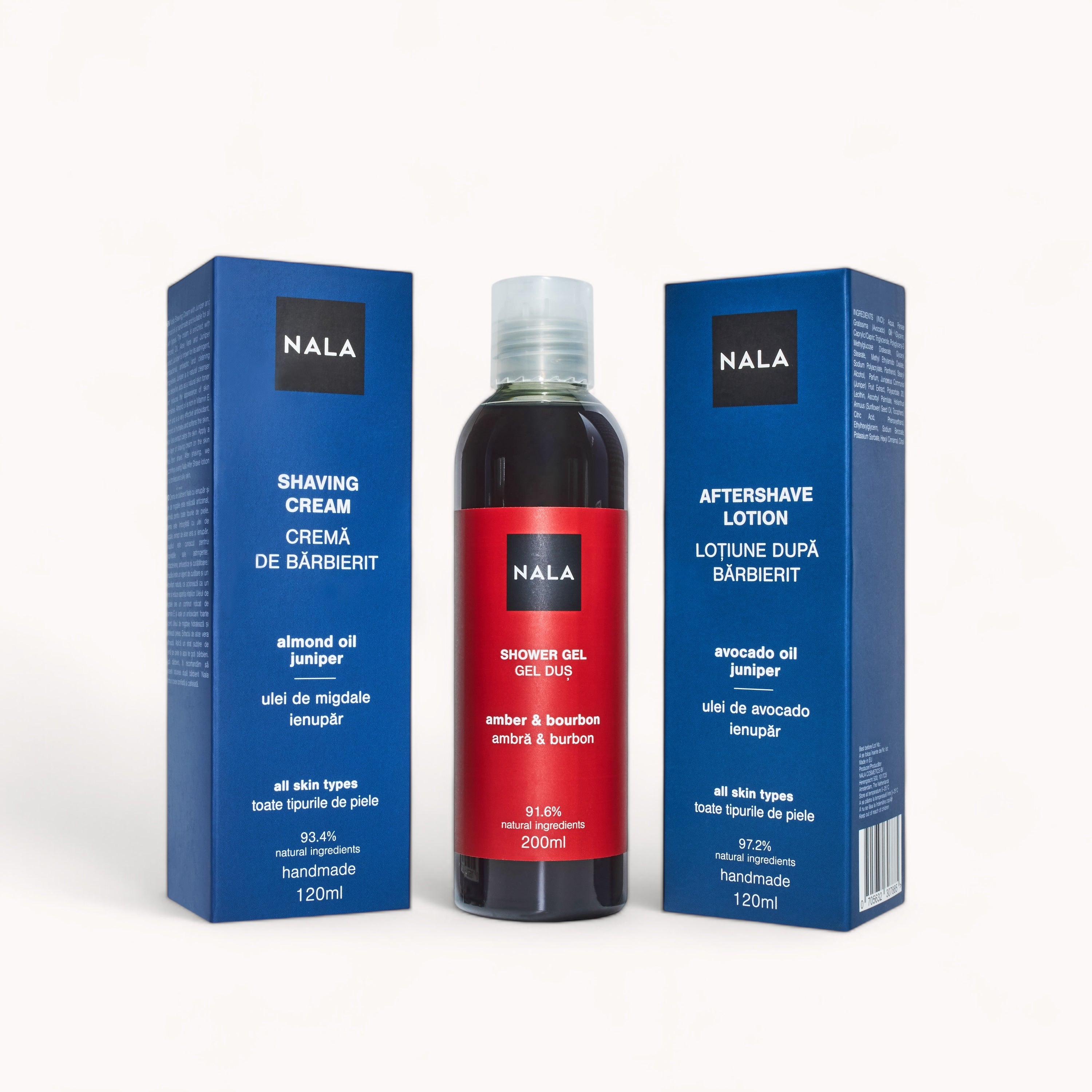 Set CADOU Îngrijire Bărbați - Ambră & Bourbon