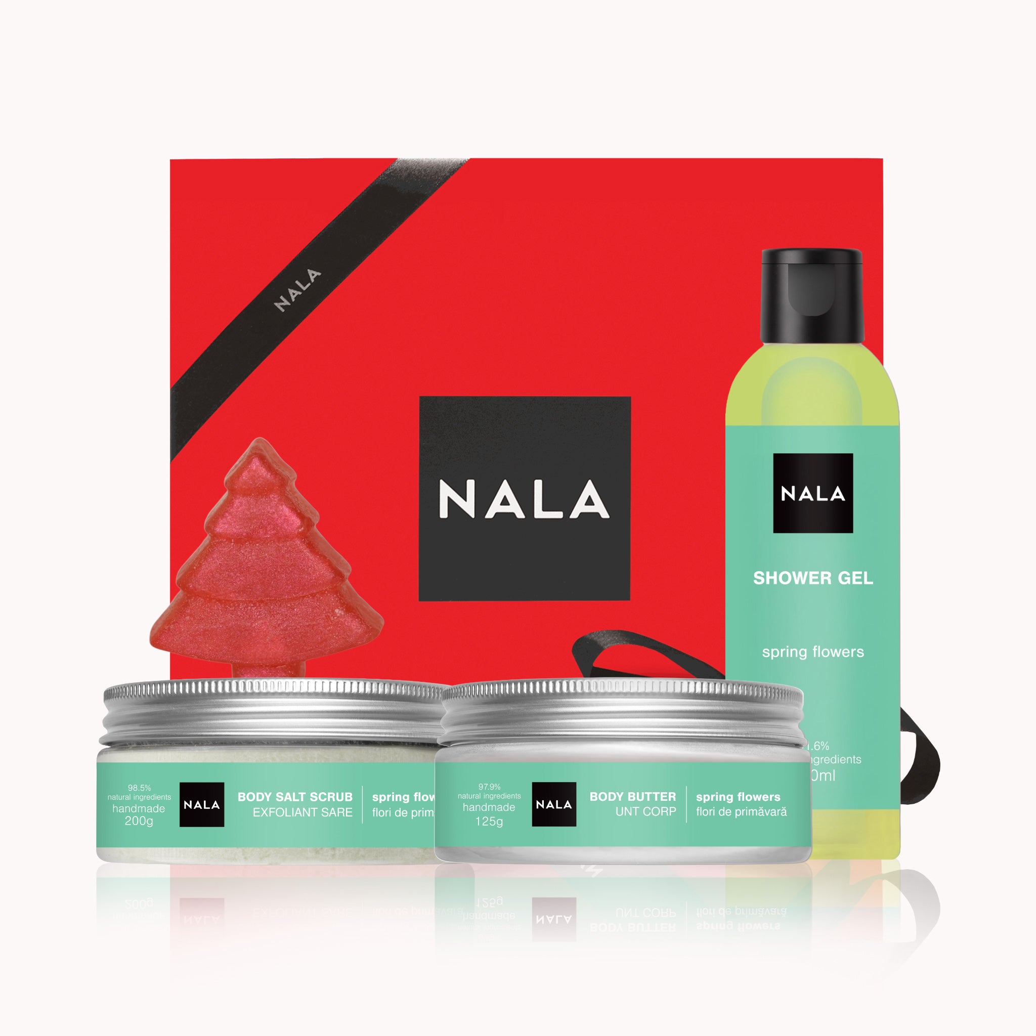 Set CADOU Hidratare și Exfoliere Intensă - Flori de Primăvară