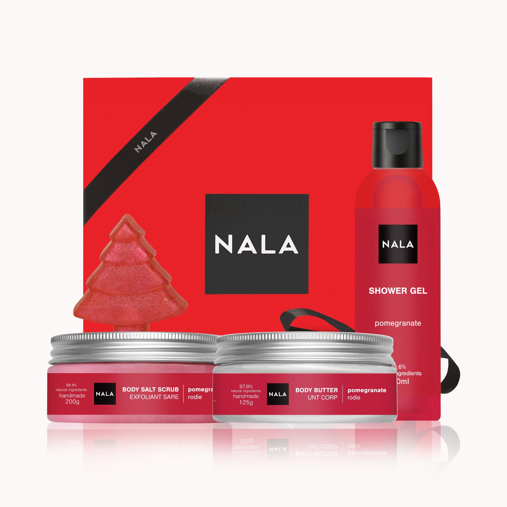 Set CADOU Hidratare și Exfoliere Intensă - Rodie