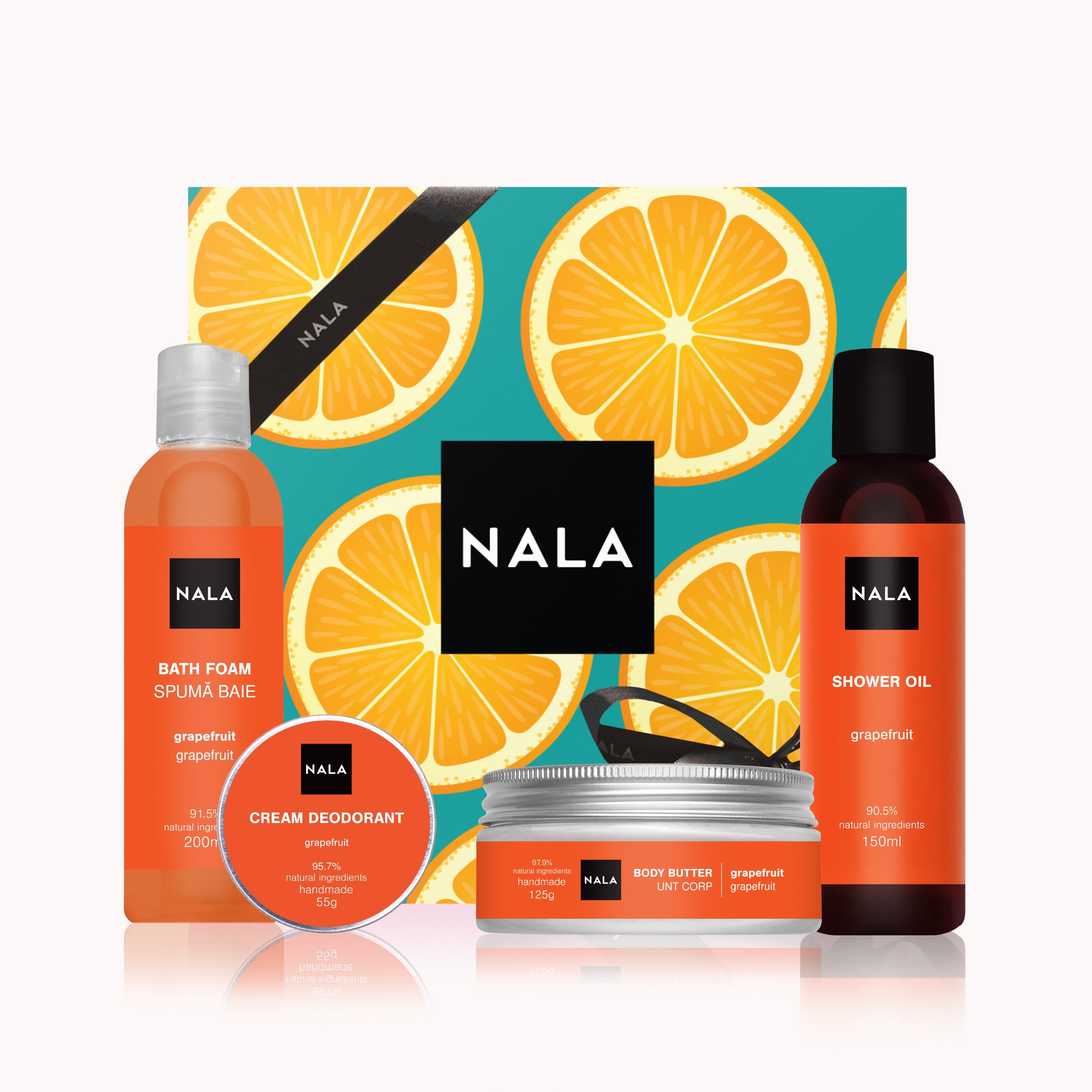 Set CADOU Baie și Răsfăț - Grapefruit