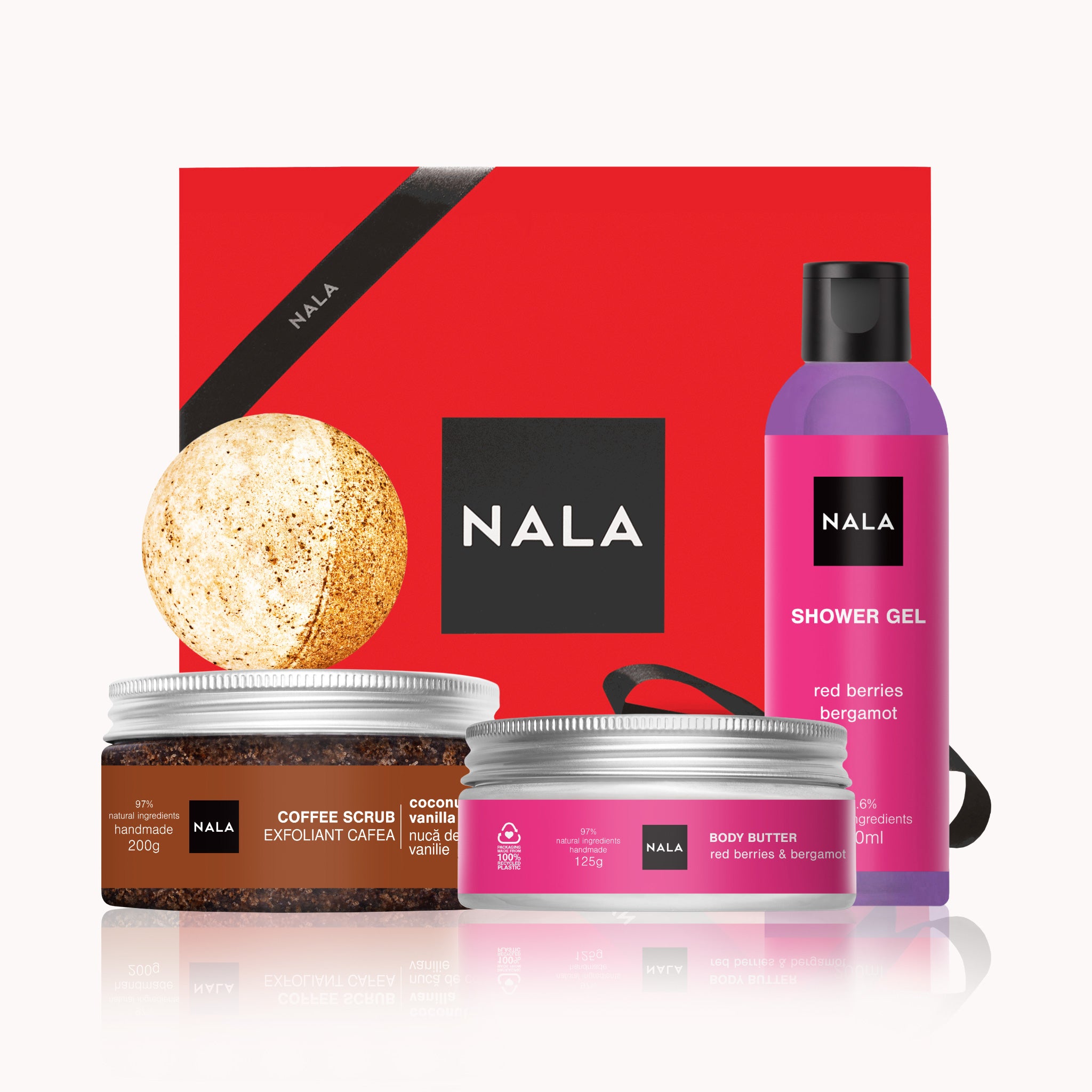 Set CADOU SPA la tine Acasă - Fructe de pădure & Bergamotă (Unt)