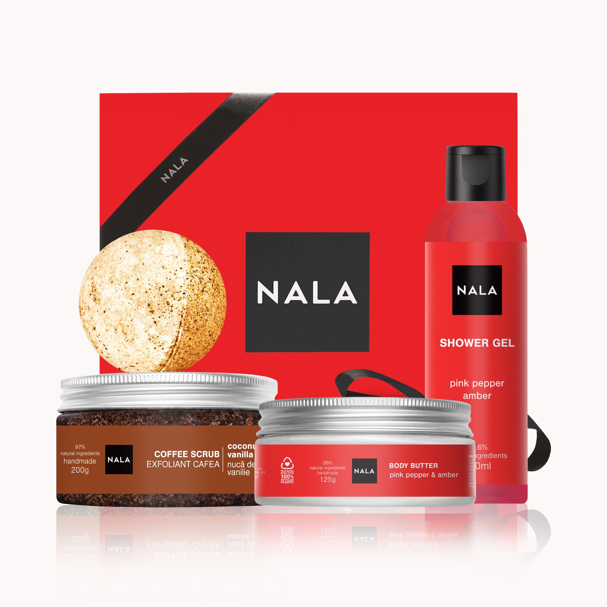 Set CADOU SPA la tine Acasă - Piper Roșu & Ambră (Unt)