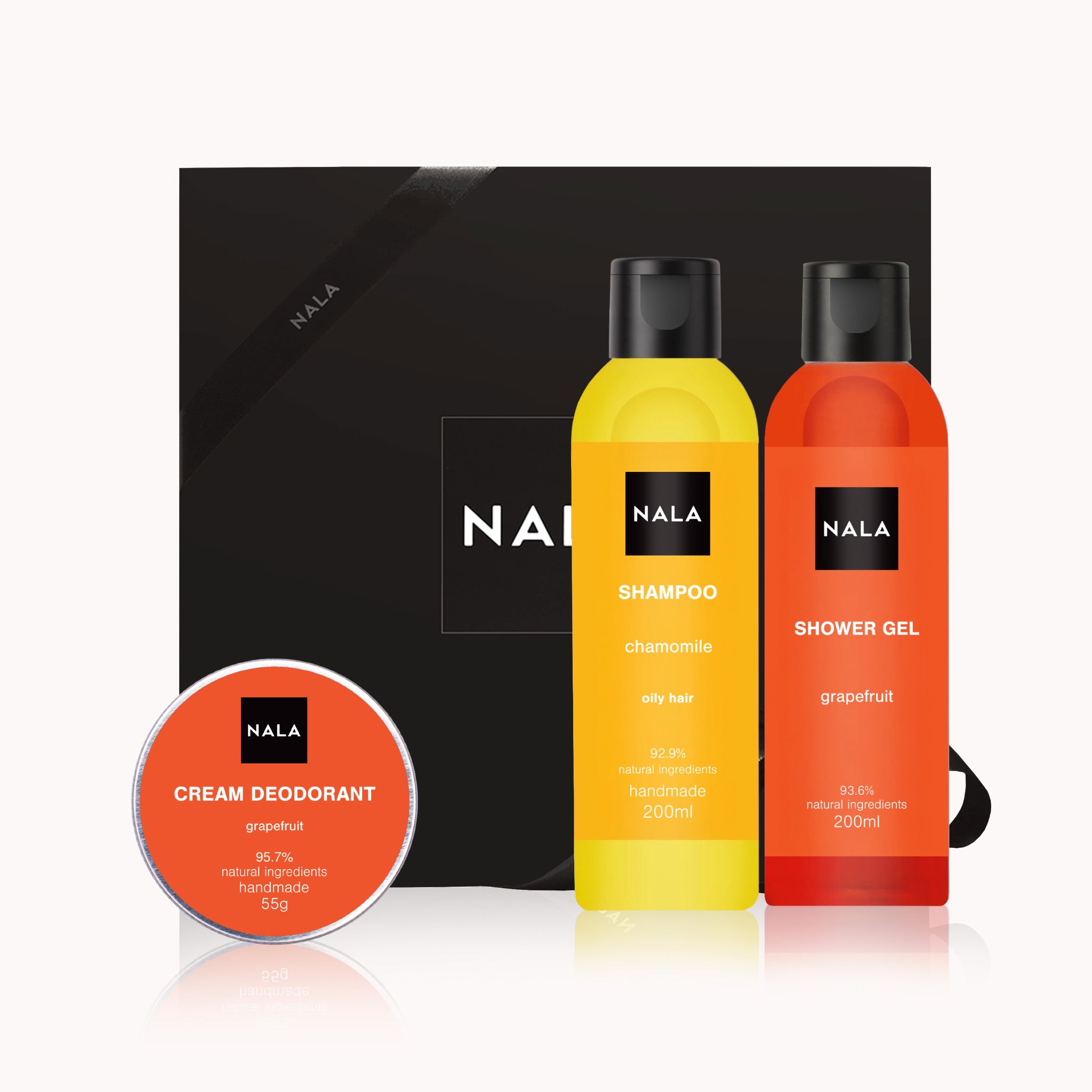 Set CADOU Bărbați Hidratare - Grapefruit – NALA Cosmetice Naturale