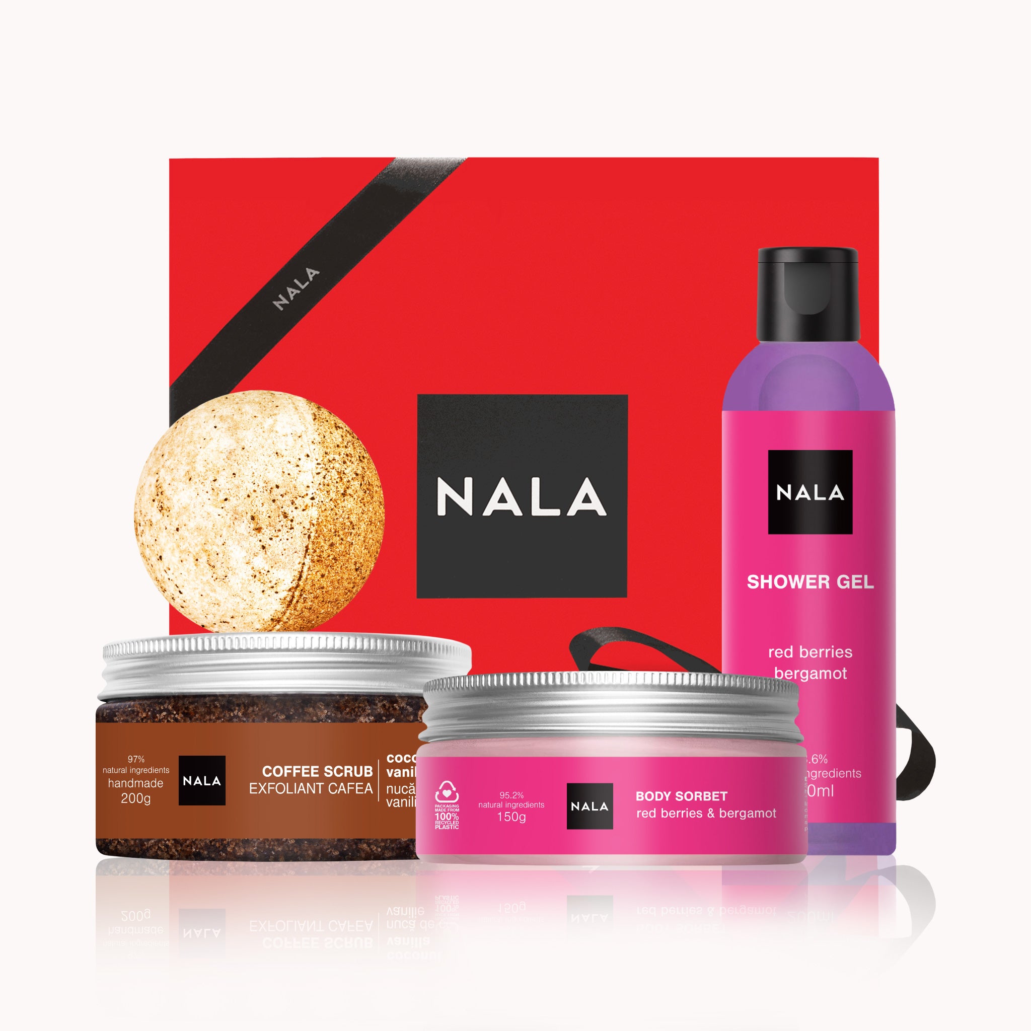 Set CADOU Exfoliere și Hidratare - Fructe de pădure & Bergamotă (Șerbet)