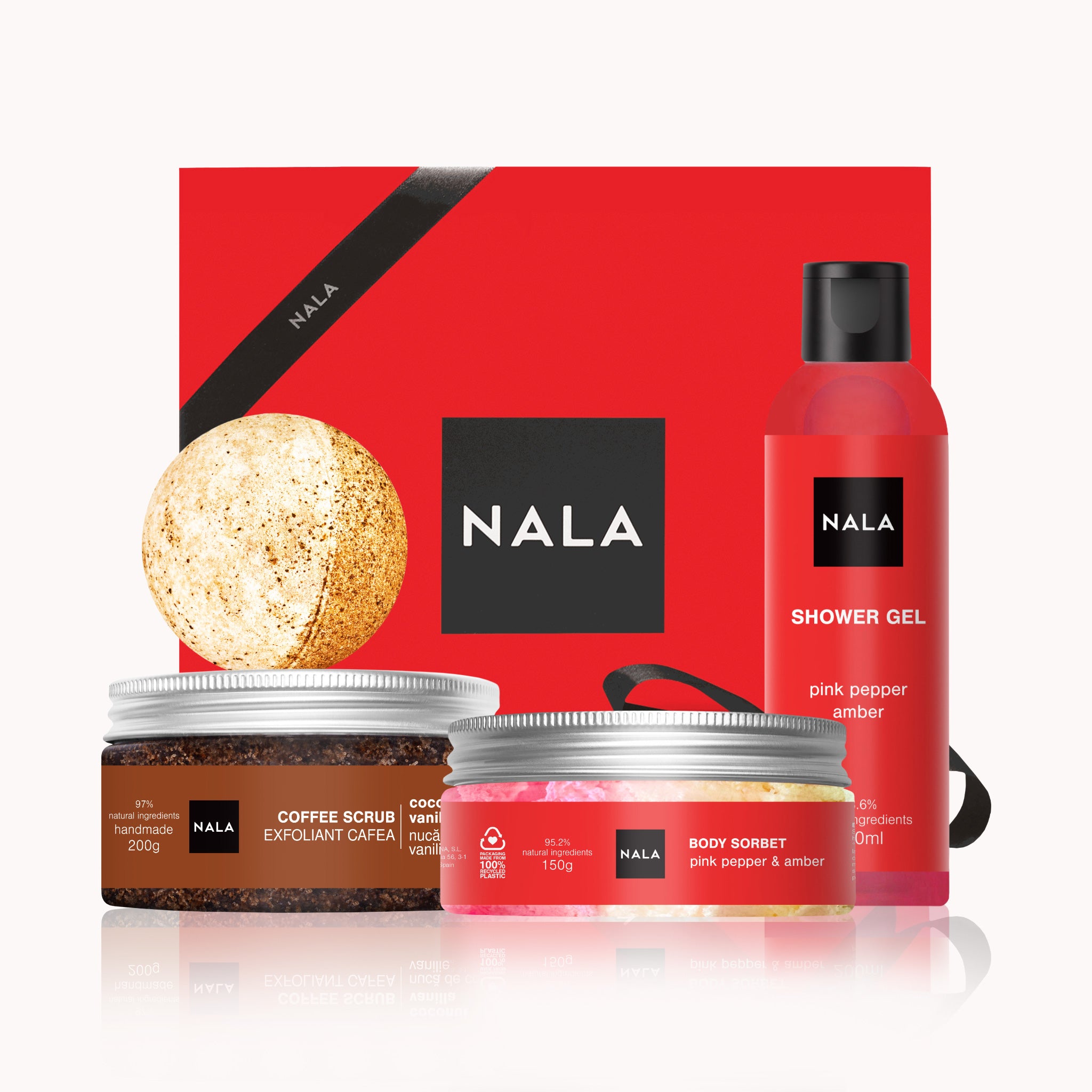 Set CADOU Exfoliere și Hidratare - Piper Roșu & Ambră (Șerbet)