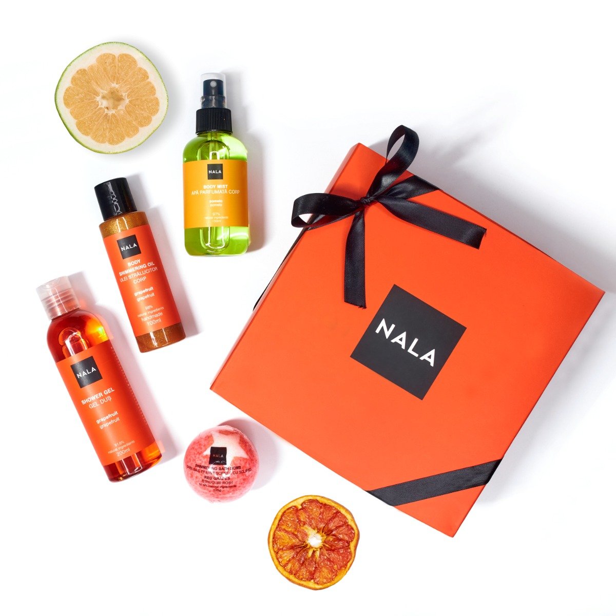 Set CADOU Piele Strălucitoare - Pomelo & Grapefruit
