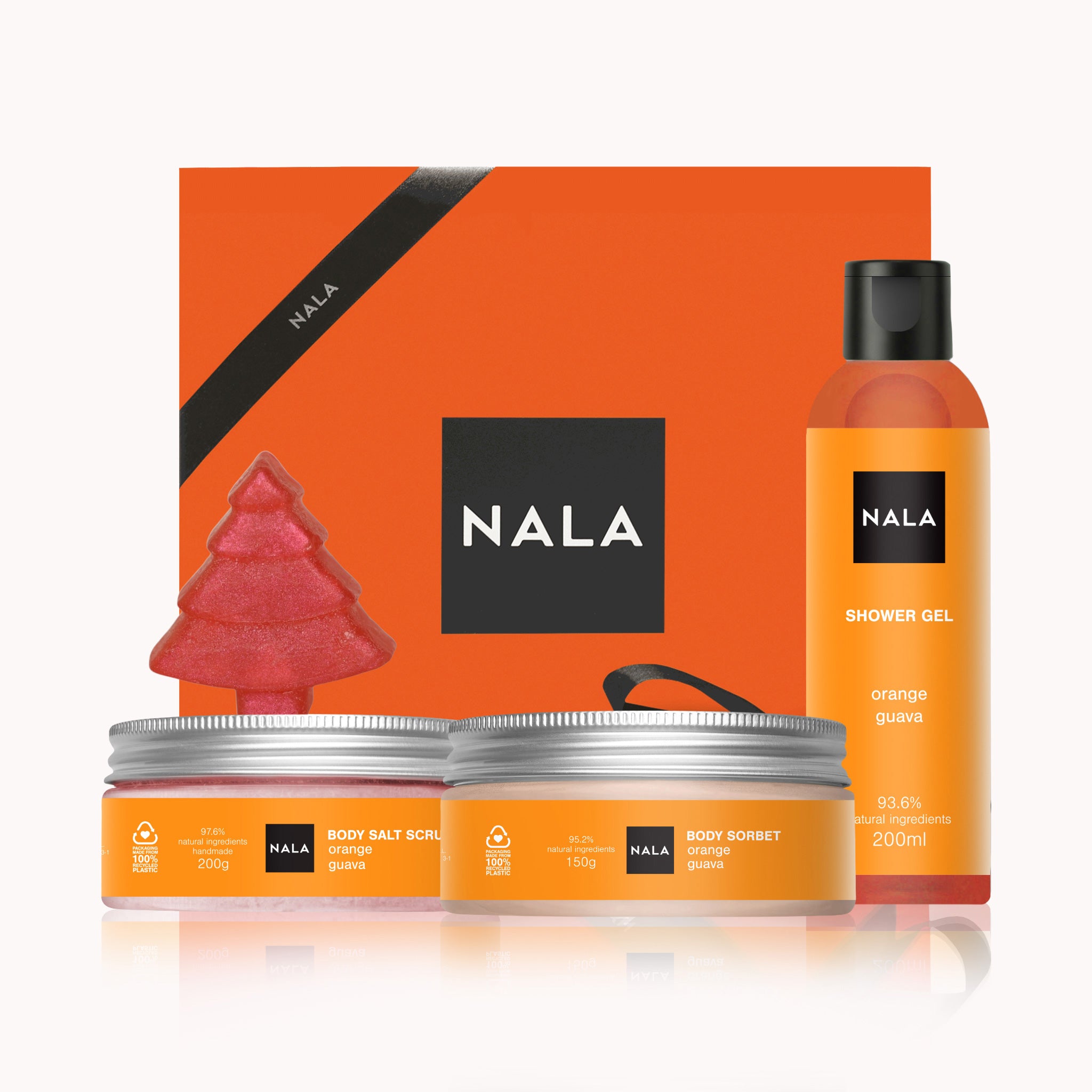 Set CADOU Relaxare & Catifelare - Portocală & Guava