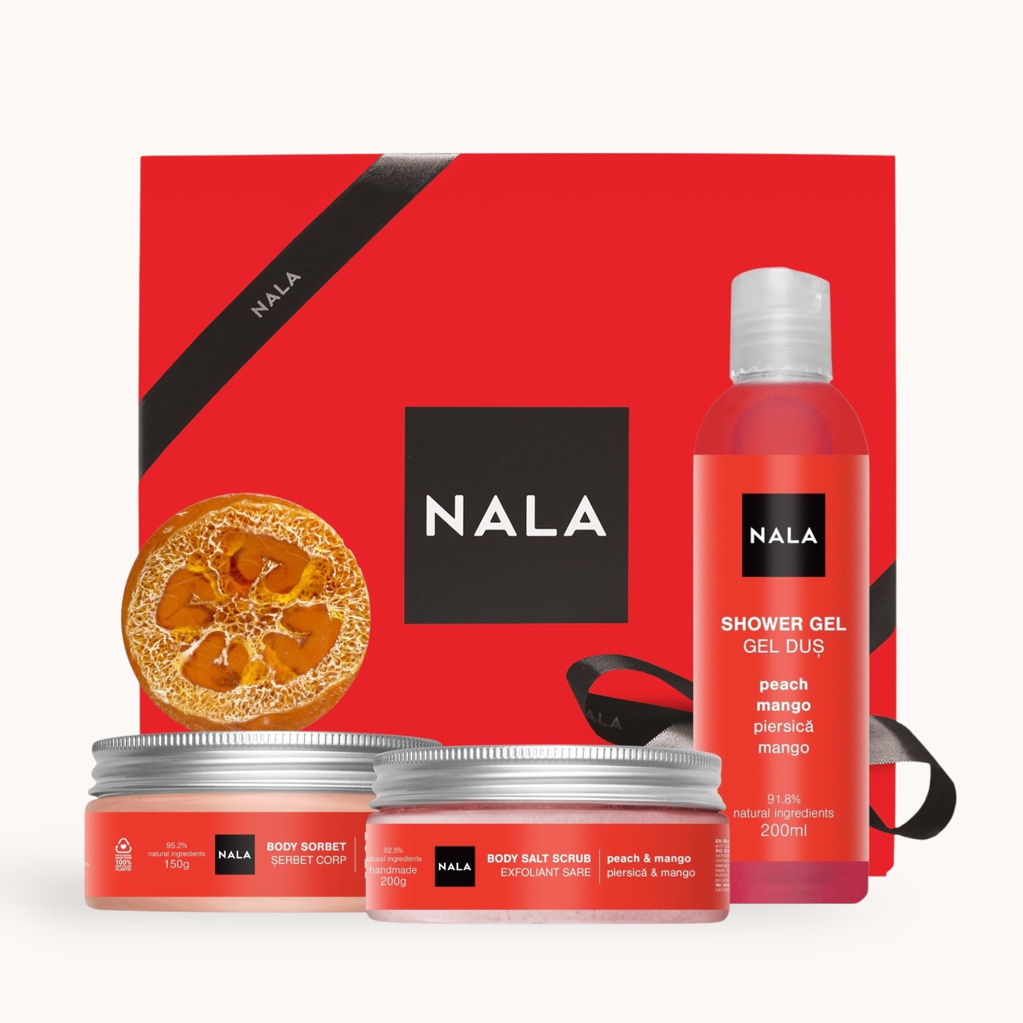 Set CADOU Relaxare & Catifelare - Piersică & Mango