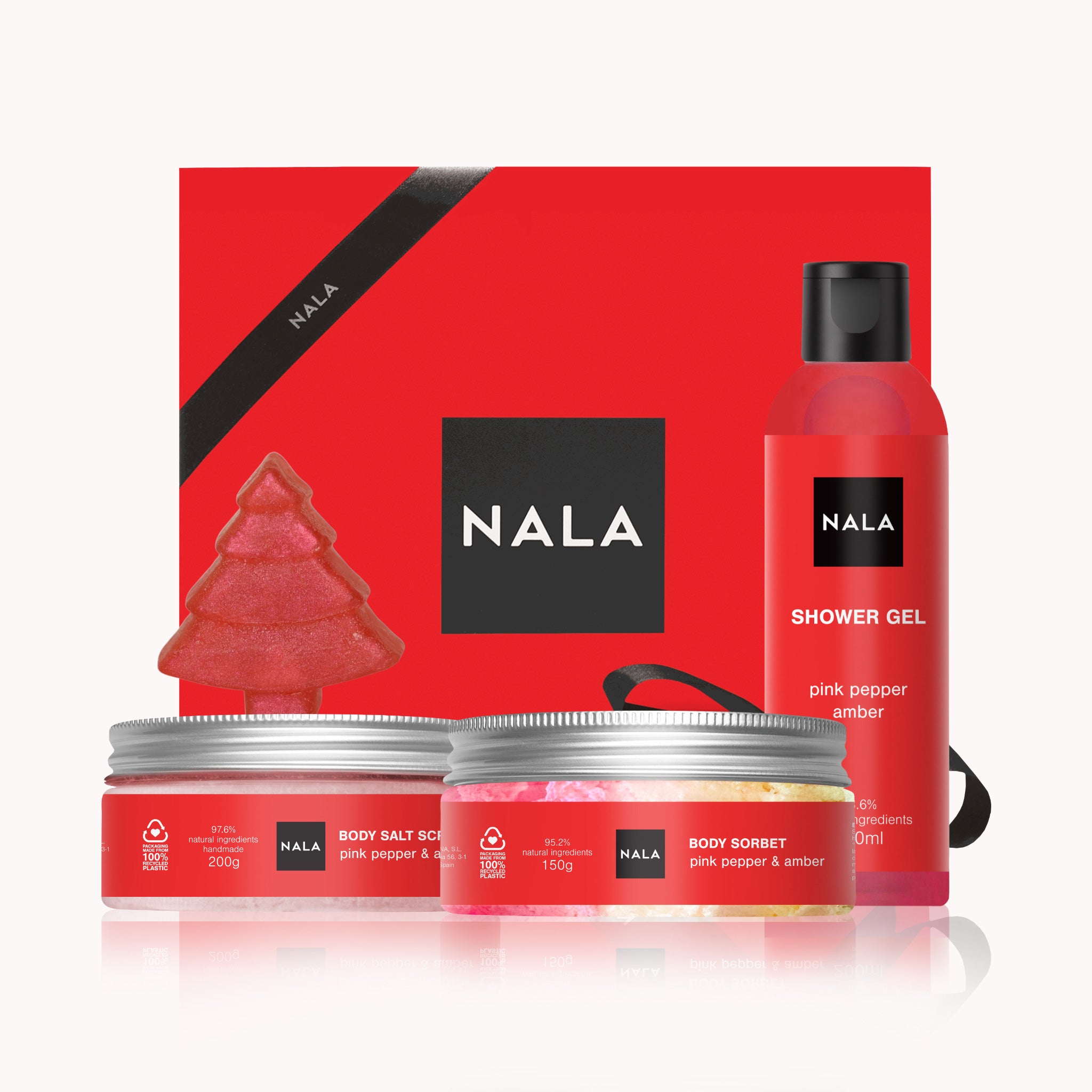 Set CADOU Relaxare & Catifelare - Piper Roșu & Ambră