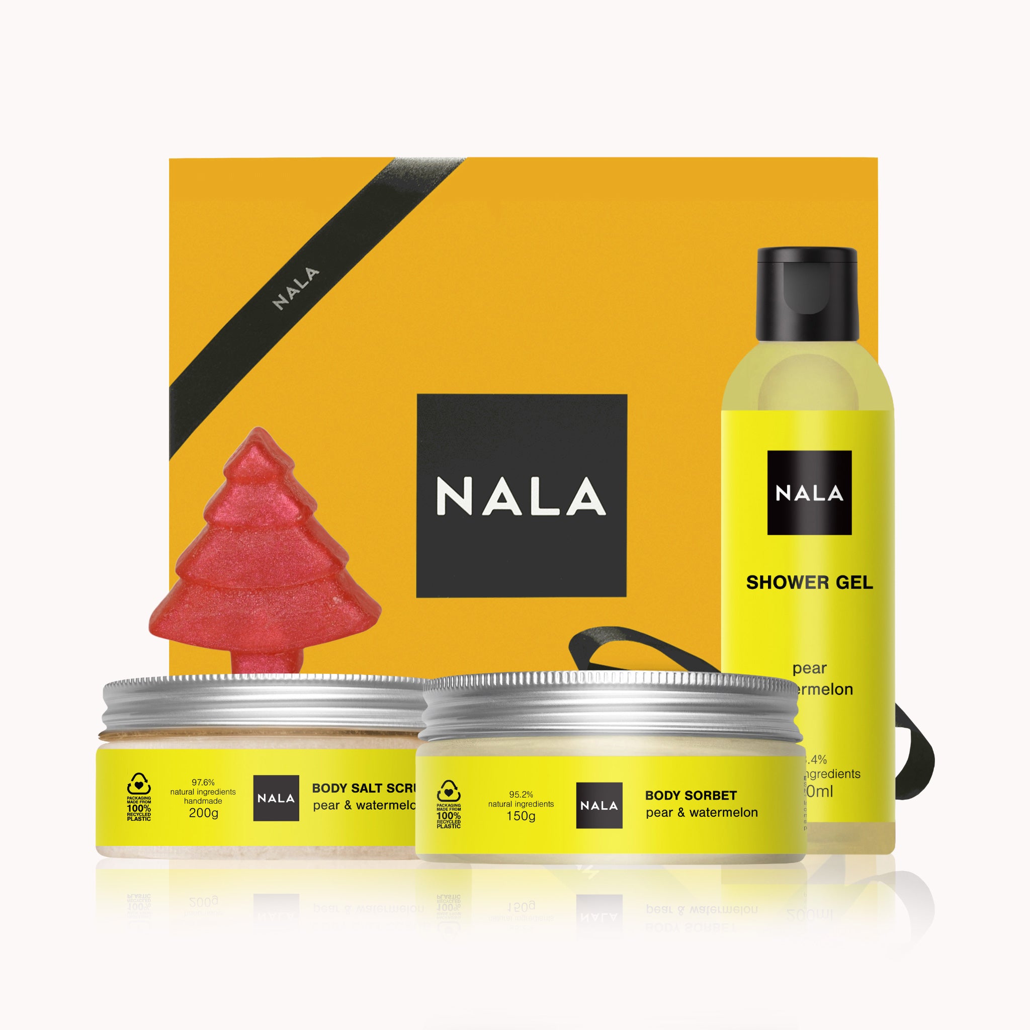 Set CADOU Relaxare & Catifelare - Pară & Pepene Roșu