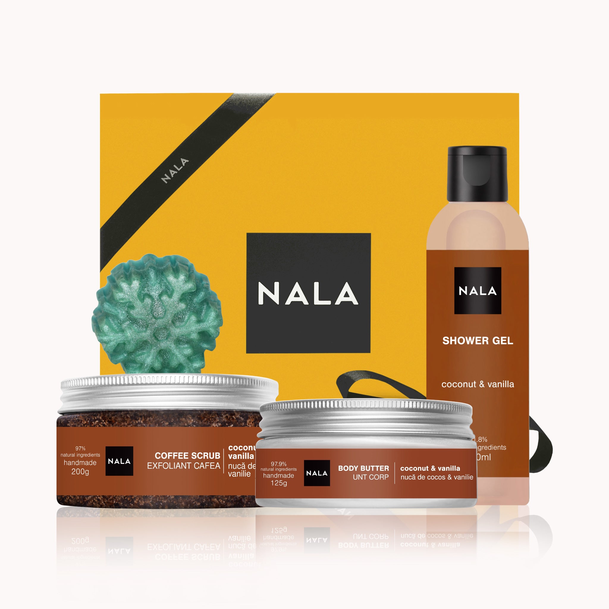 Set CADOU Hidratare și Exfoliere Intensă - Nucă de cocos & Vanilie