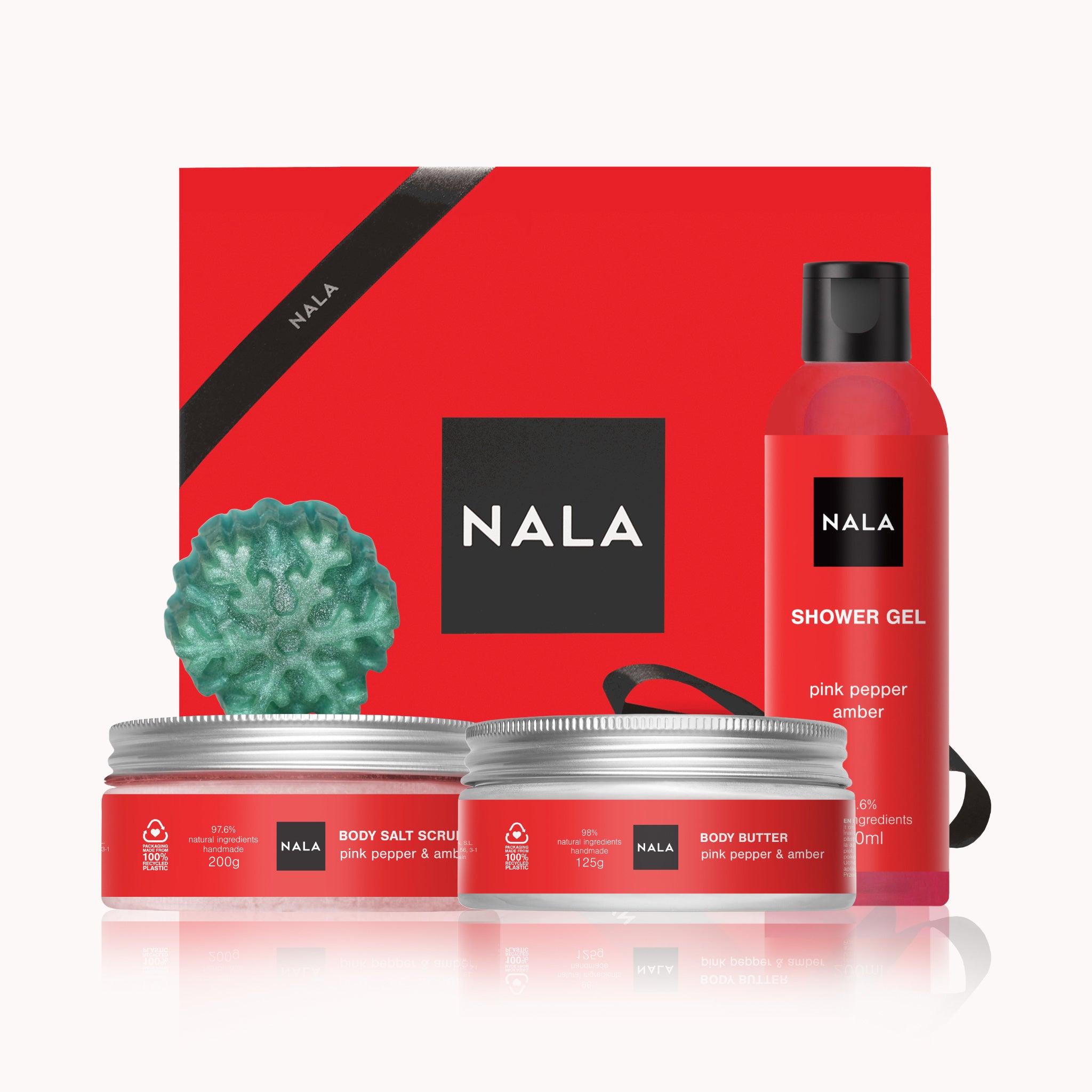 Set CADOU Hidratare și Exfoliere Intensă - Piper Roșu & Ambră