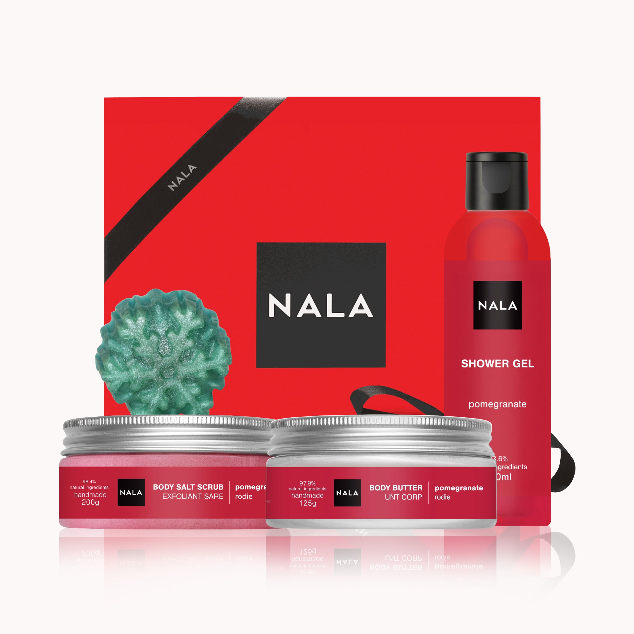 Set CADOU Hidratare și Exfoliere Intensă - Rodie