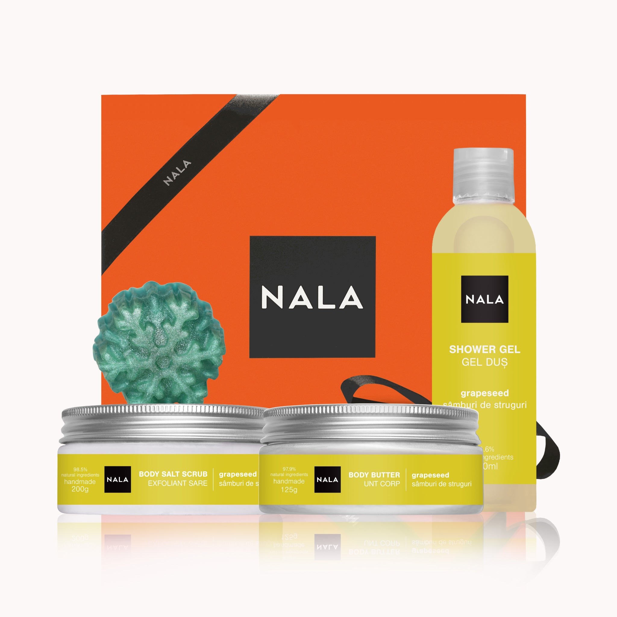 Set CADOU Hidratare și Exfoliere Intensă - Sâmburi de Struguri