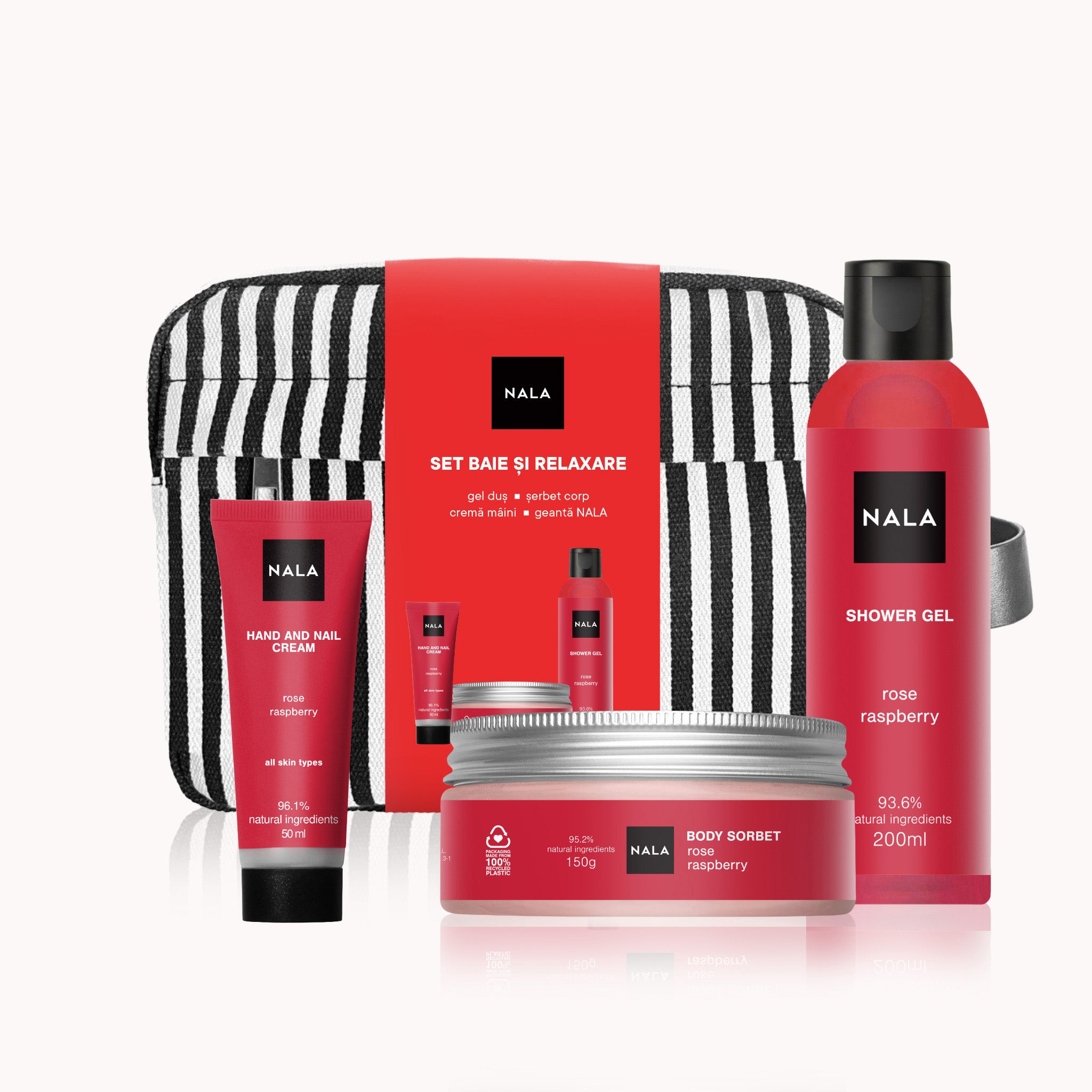 Set Baie și Relaxare - Trandafir & Zmeură