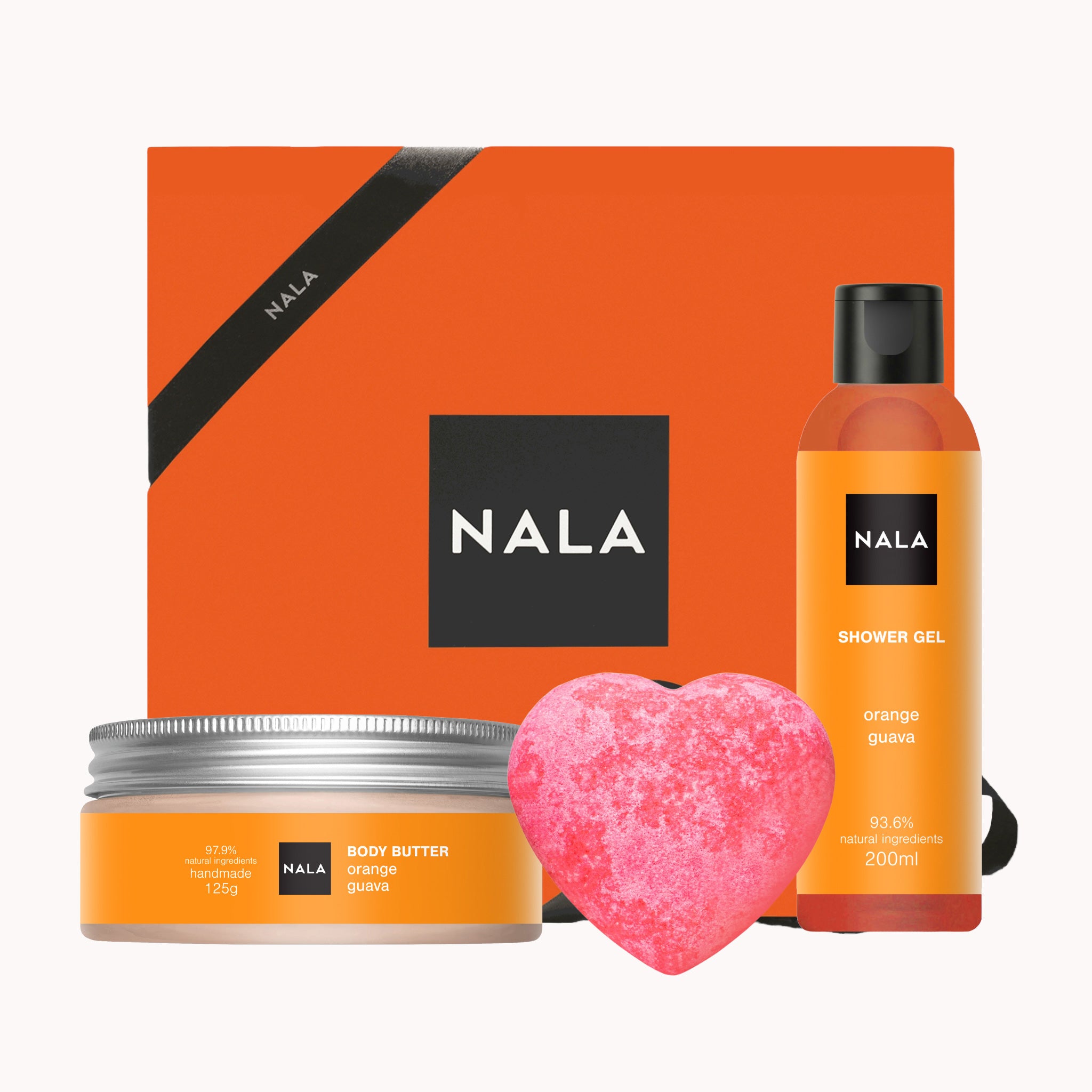 Set CADOU Răsfăț Romantic - Portocală & Guava (Șerbet)