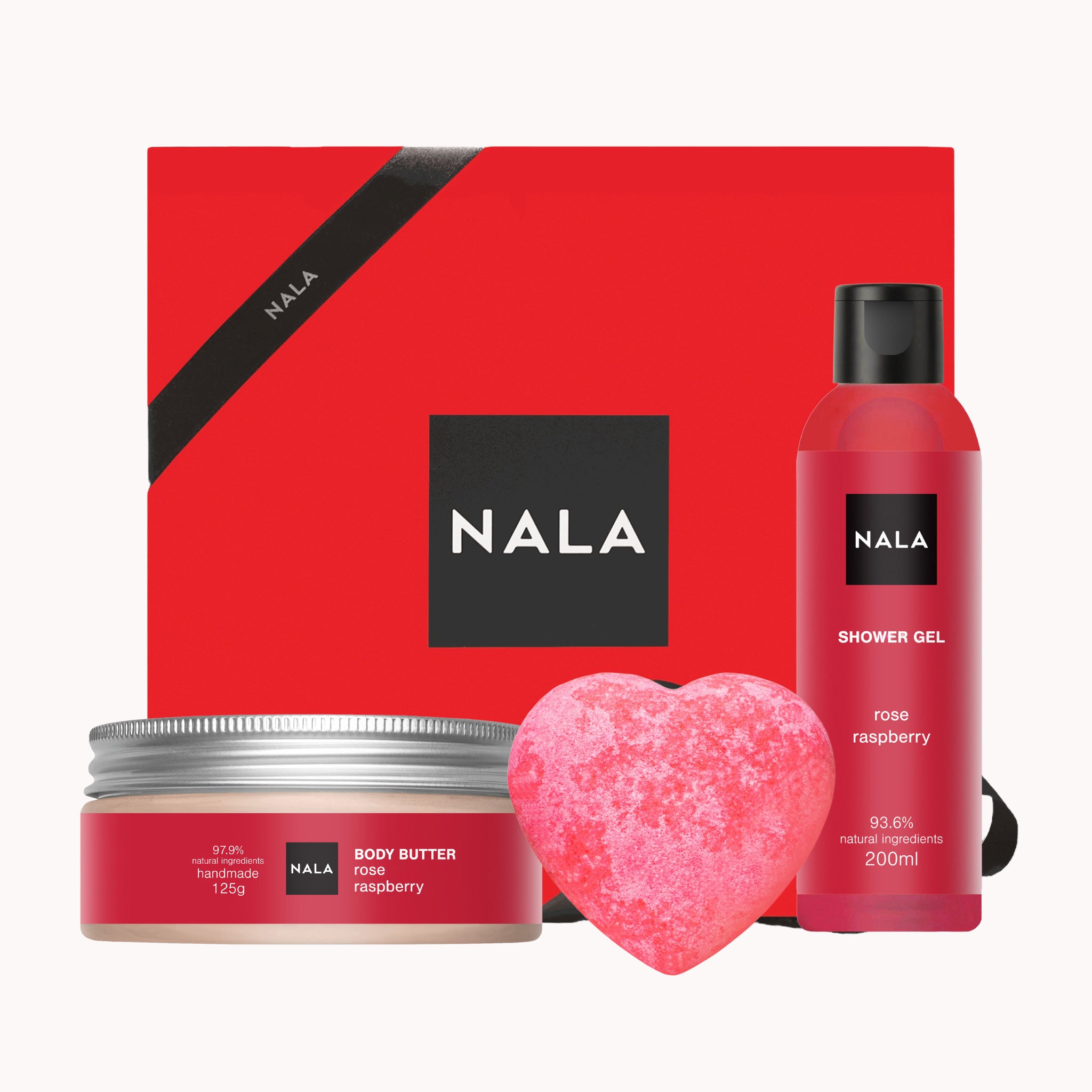 Set CADOU Răsfăț Romantic - Trandafir & Zmeură (Șerbet)