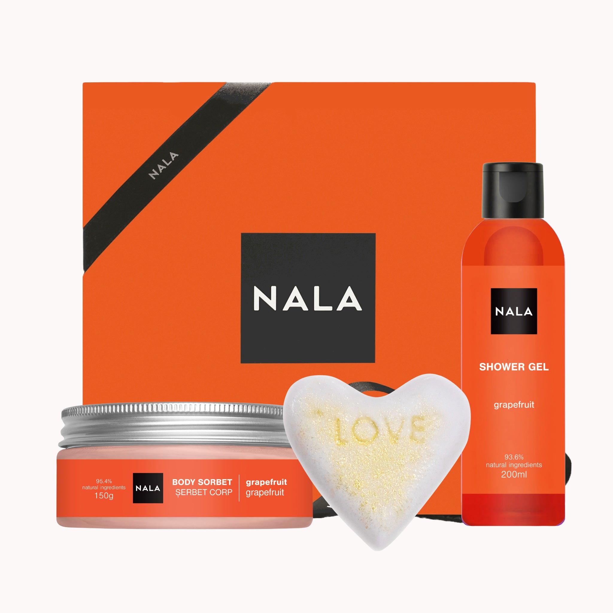 Set CADOU Baie & Hidratare - Grapefruit - LOVE