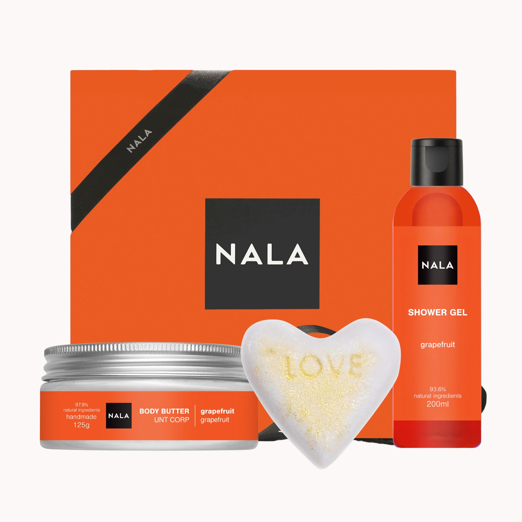 Set CADOU Răsfăț - Grapefruit - LOVE