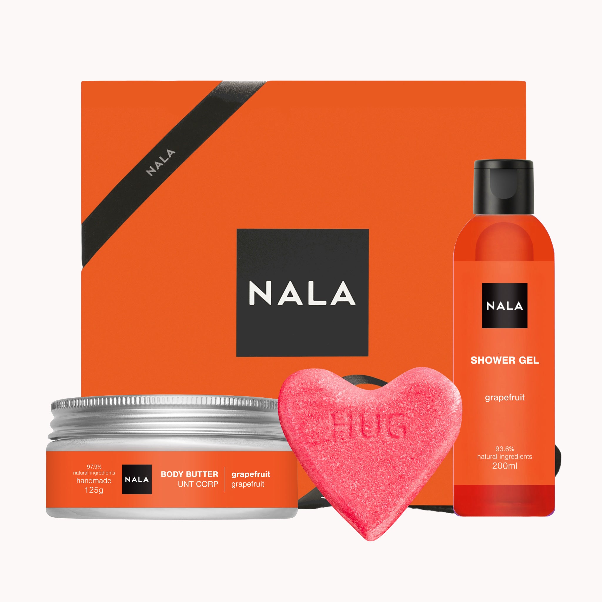 Set CADOU Răsfăț - Grapefruit - HUG