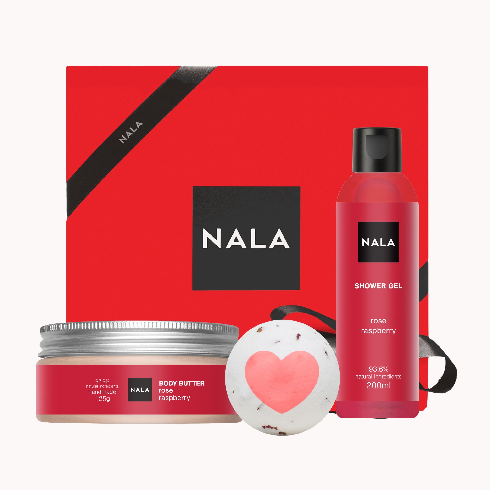 Set CADOU Hidratare Efervescentă - Trandafir & Zmeură