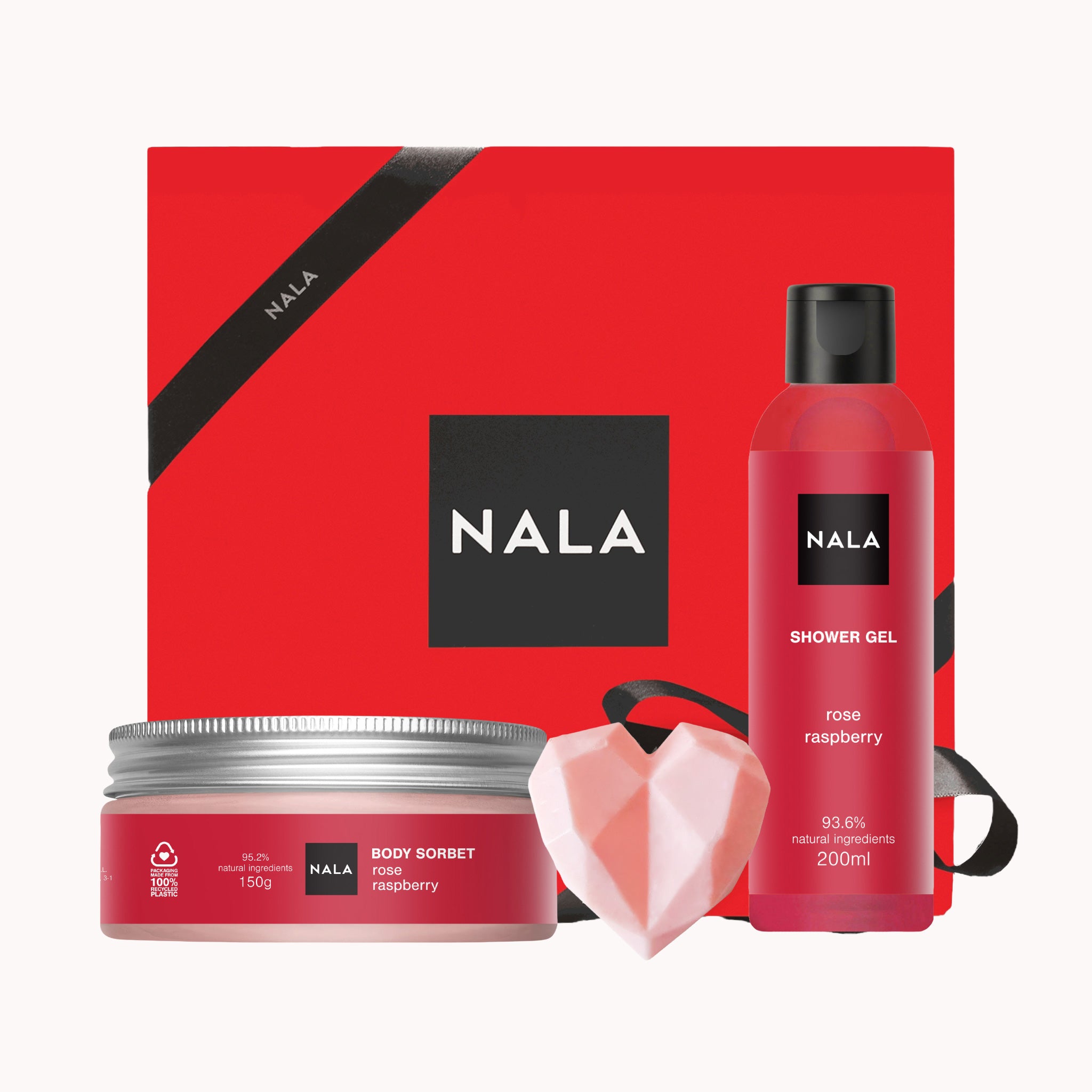 Set CADOU Hidratare și Iubire - Zmeură & Trandafir