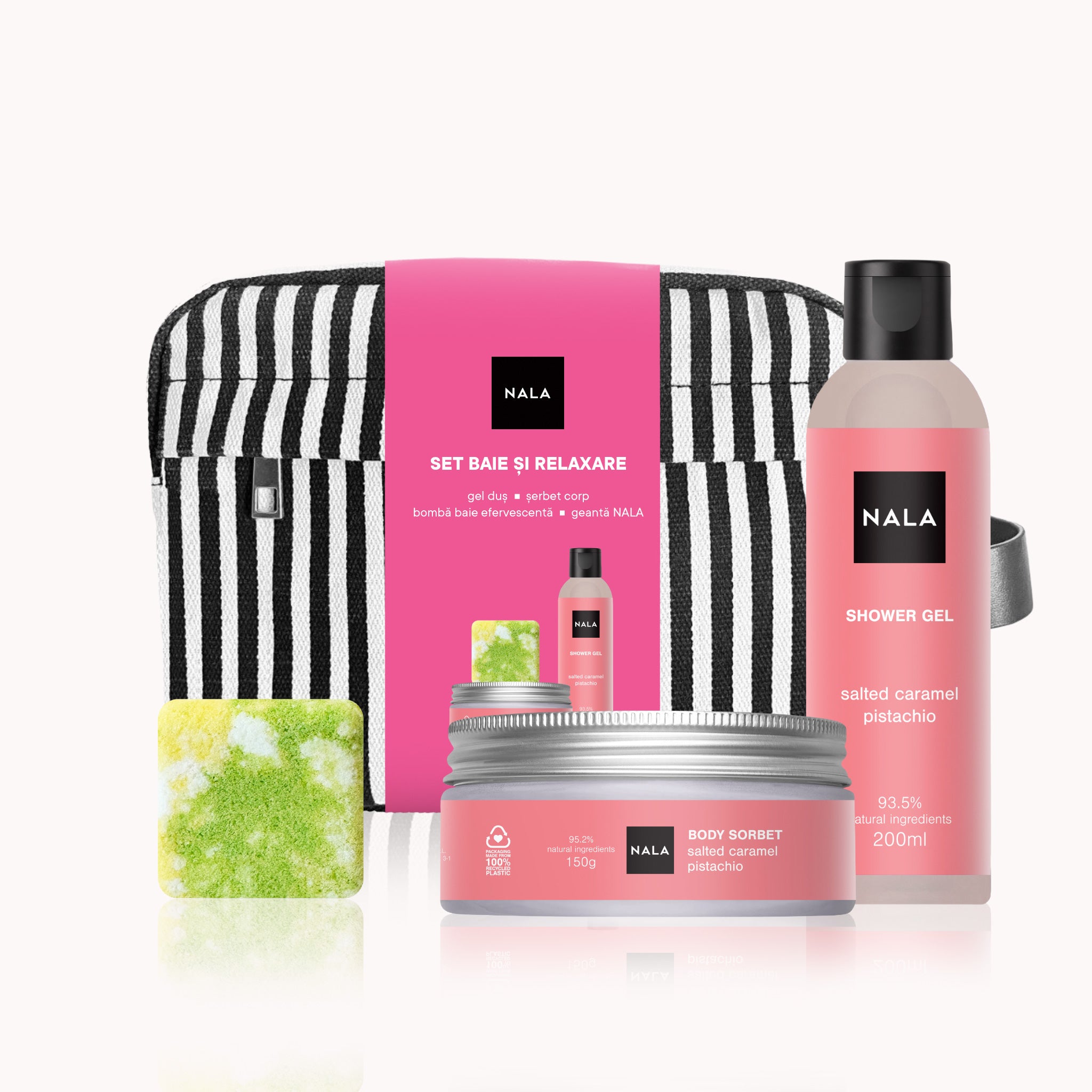 Set Răsfăț și Hidratare - Caramel Sărat & Fistic