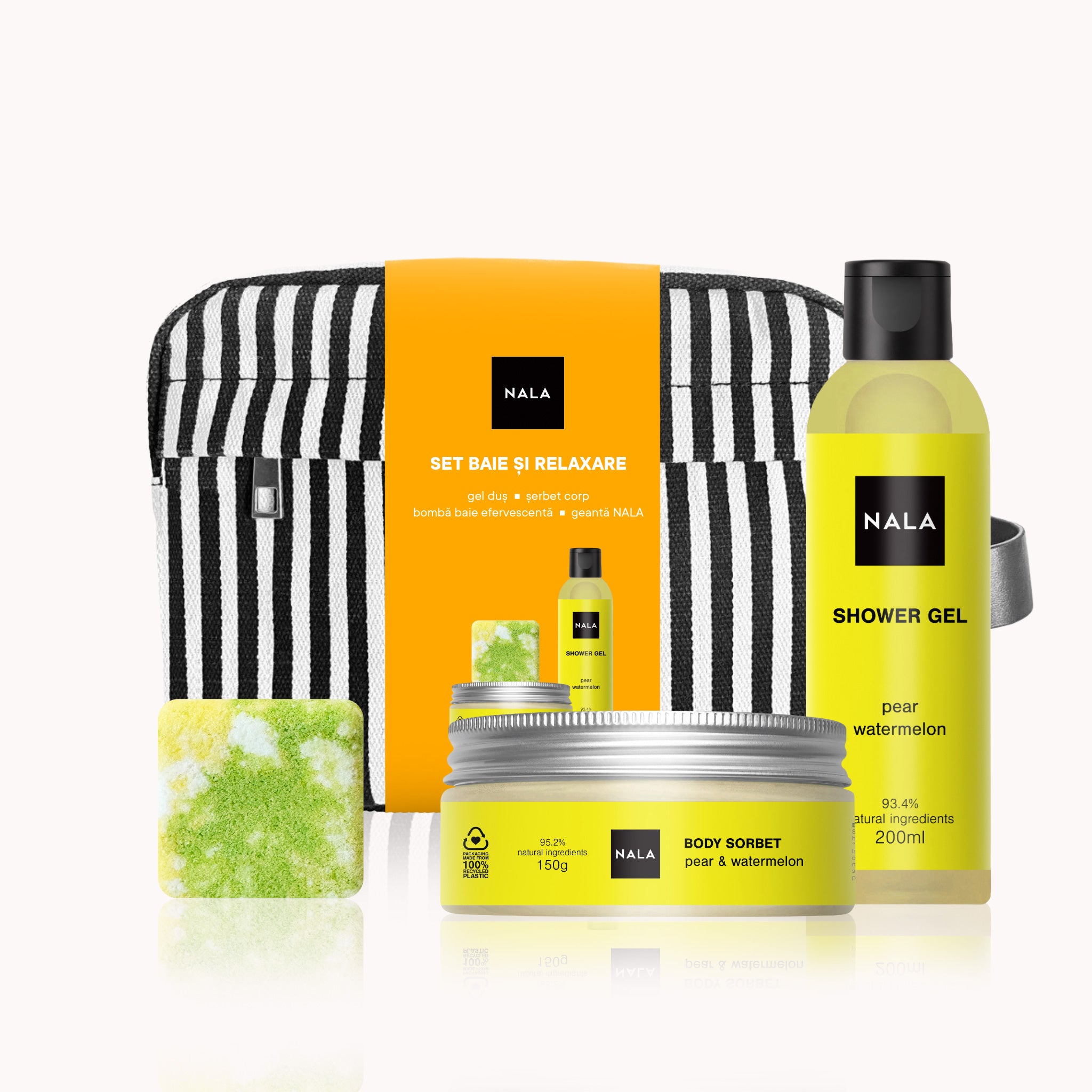 Set Răsfăț și Hidratare - Pară & Pepene Roșu