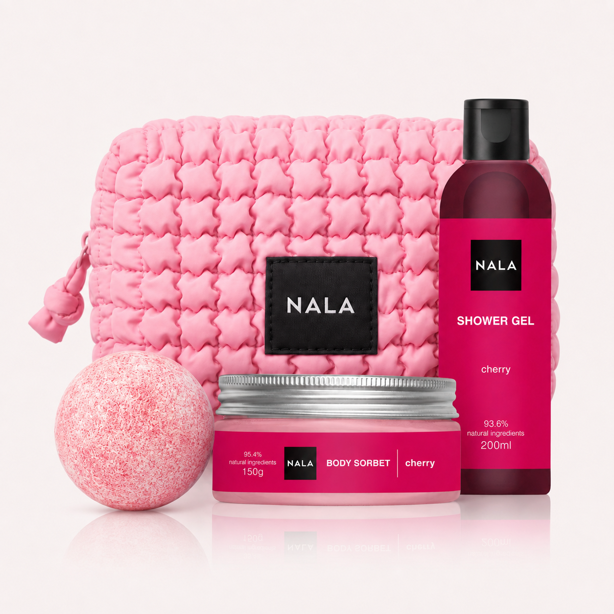 Set Baie și Relaxare Puffy - Cireșe