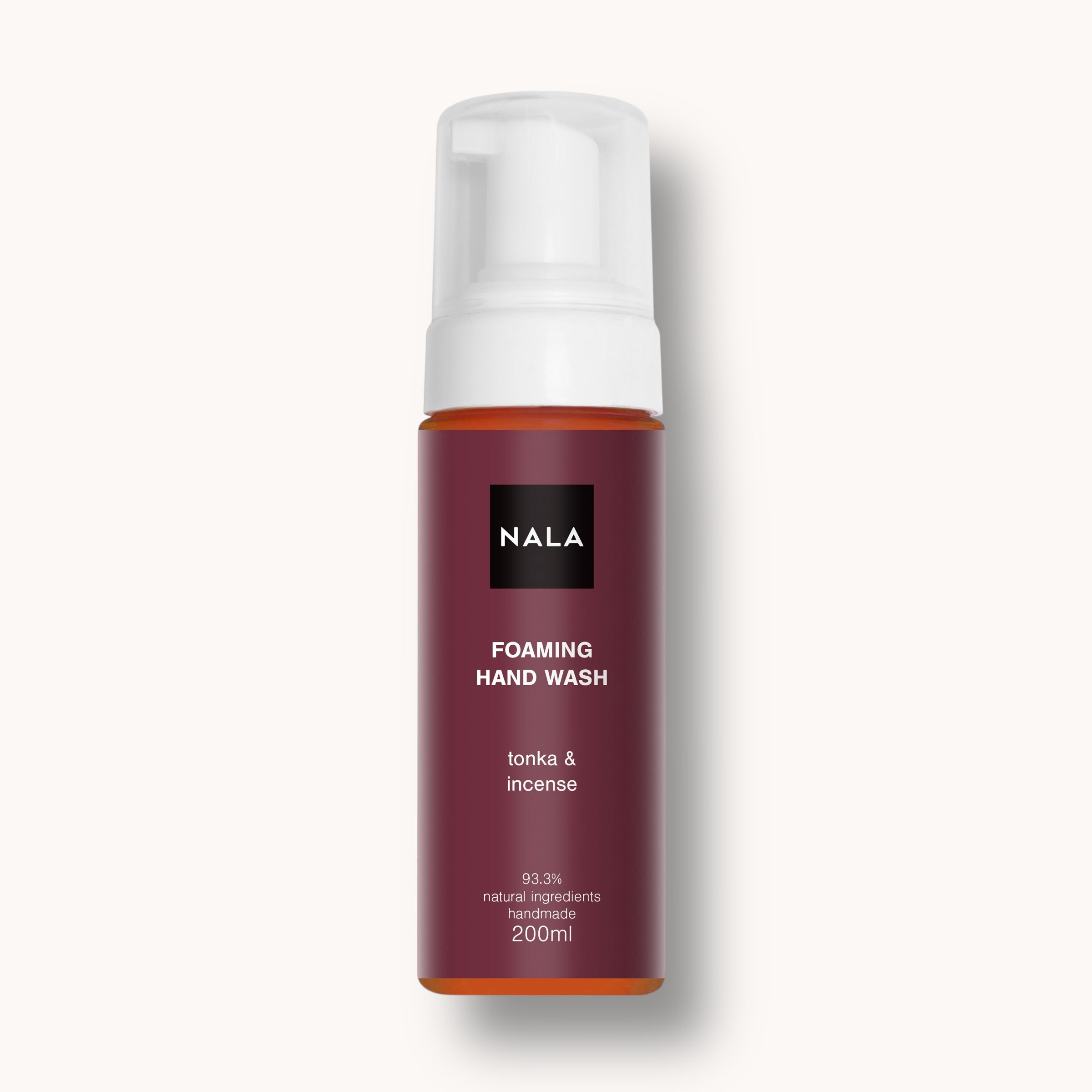 Săpun Natural de mâini Spumă - Boabe Tonka & Tămâie