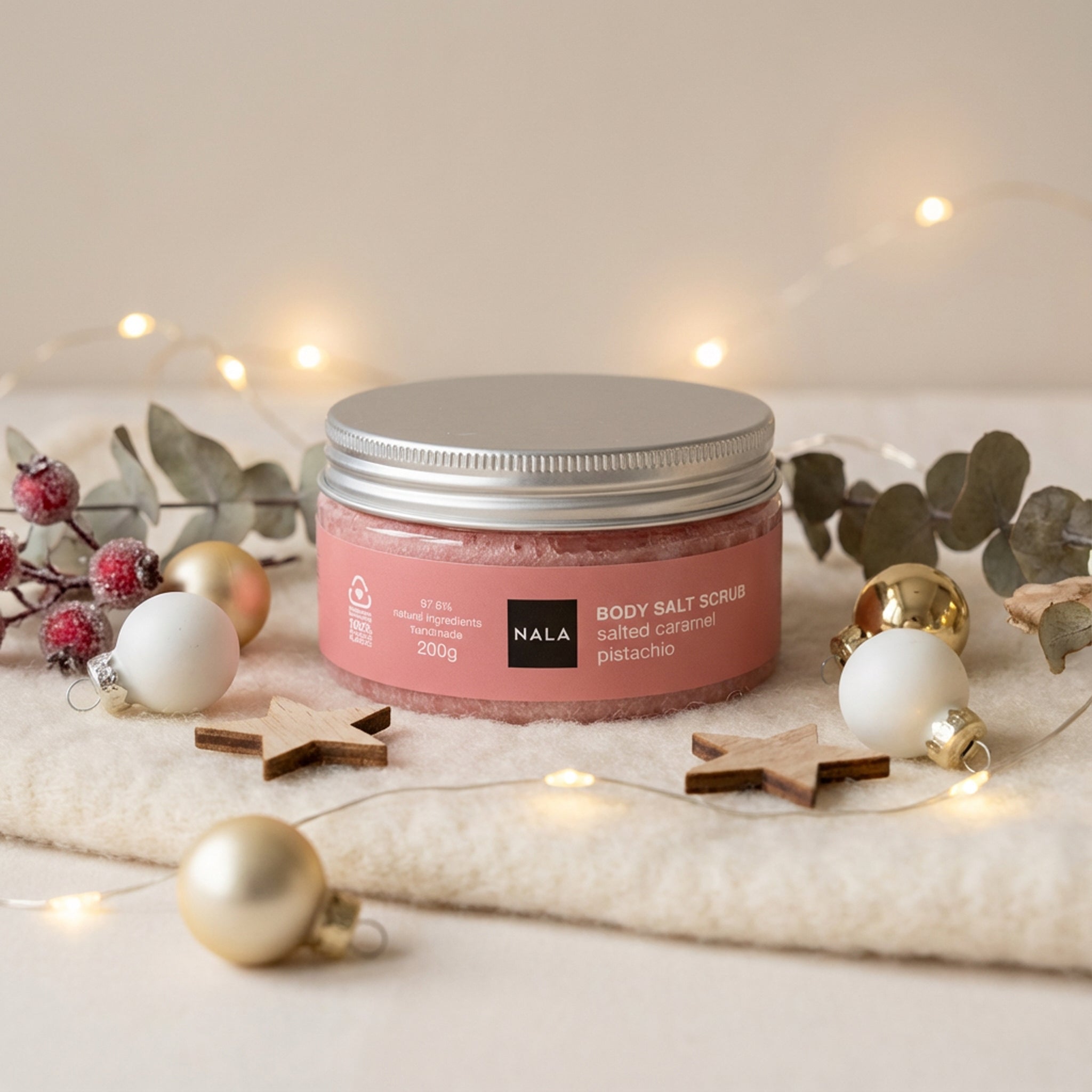 Scrub Sare - Caramel Sărat & Fistic