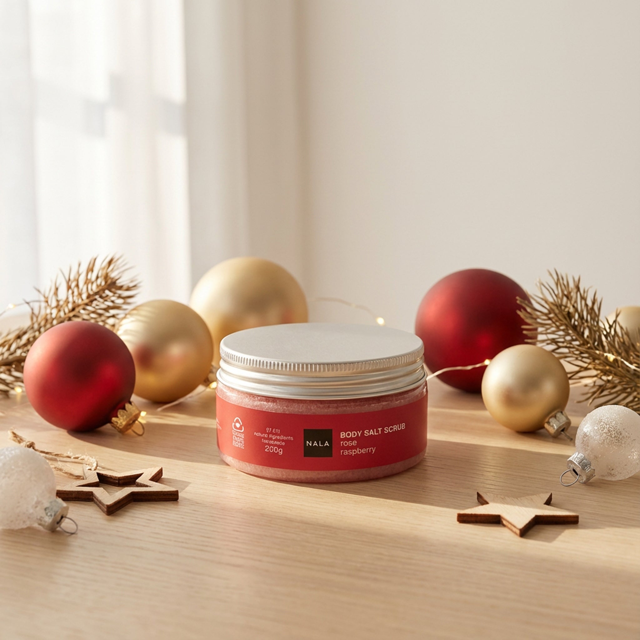 Scrub Sare - Trandafir & Zmeură