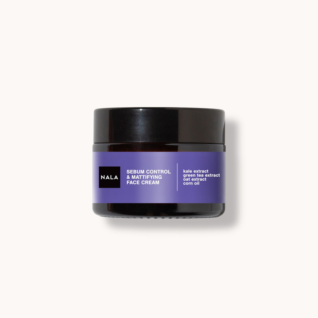 Cremă de față Control Sebum & Matifiantă - Ten Gras - Extract Kale, Ceai Verde, Ovăz și Ulei Porumb