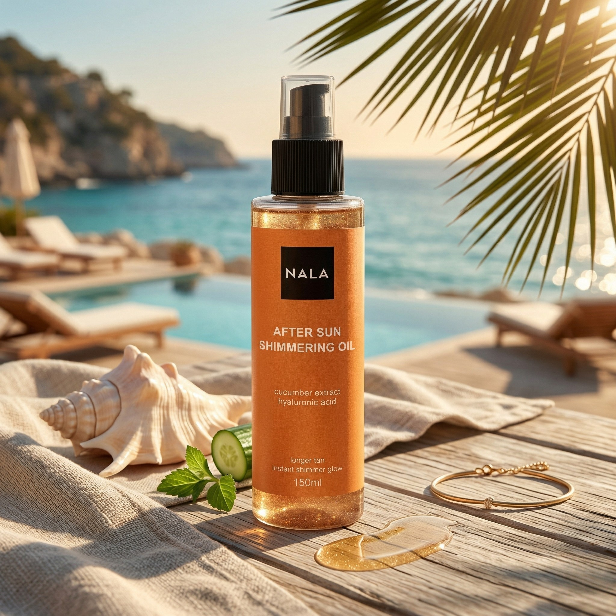 After Sun Strălucitor - Acid Hialuronic & Extract de Castravete