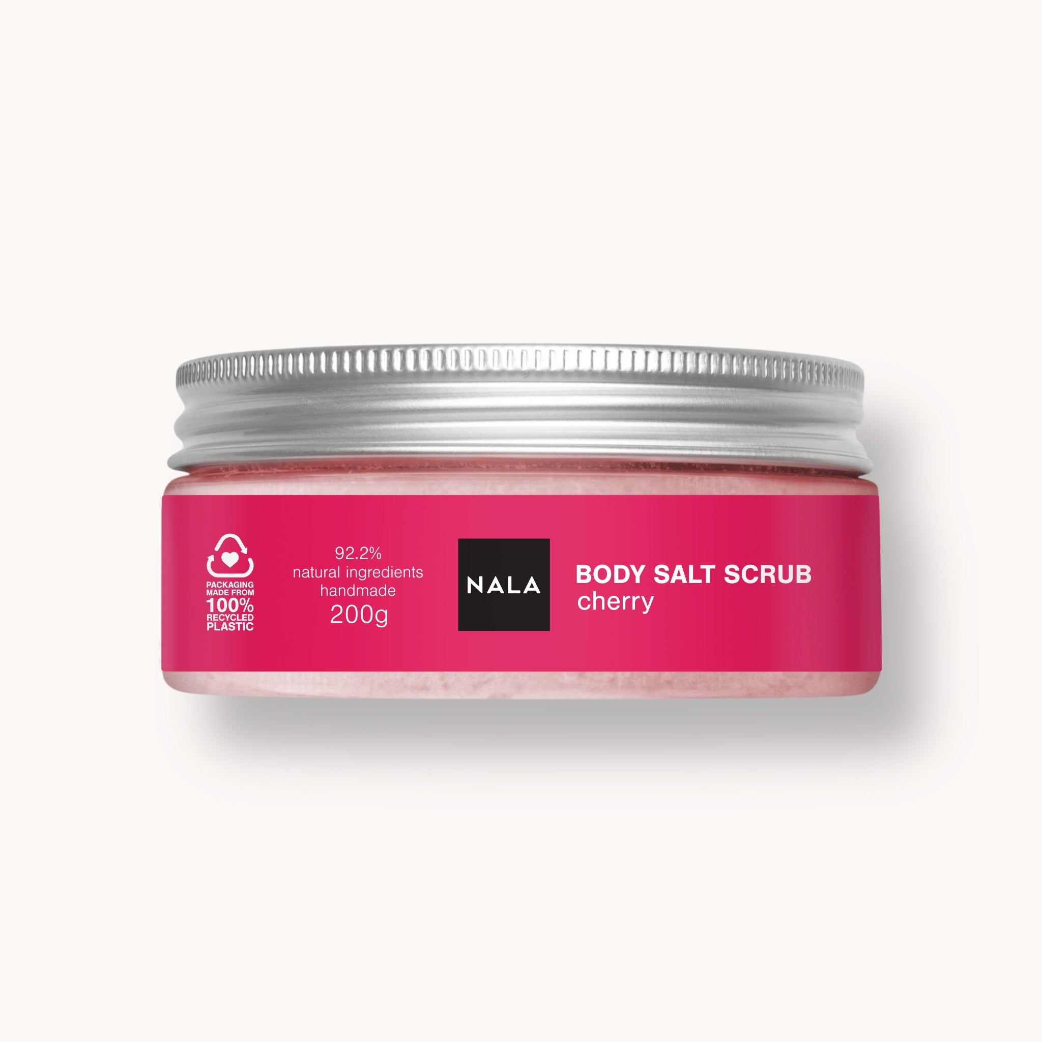 Body salt scrub cherry