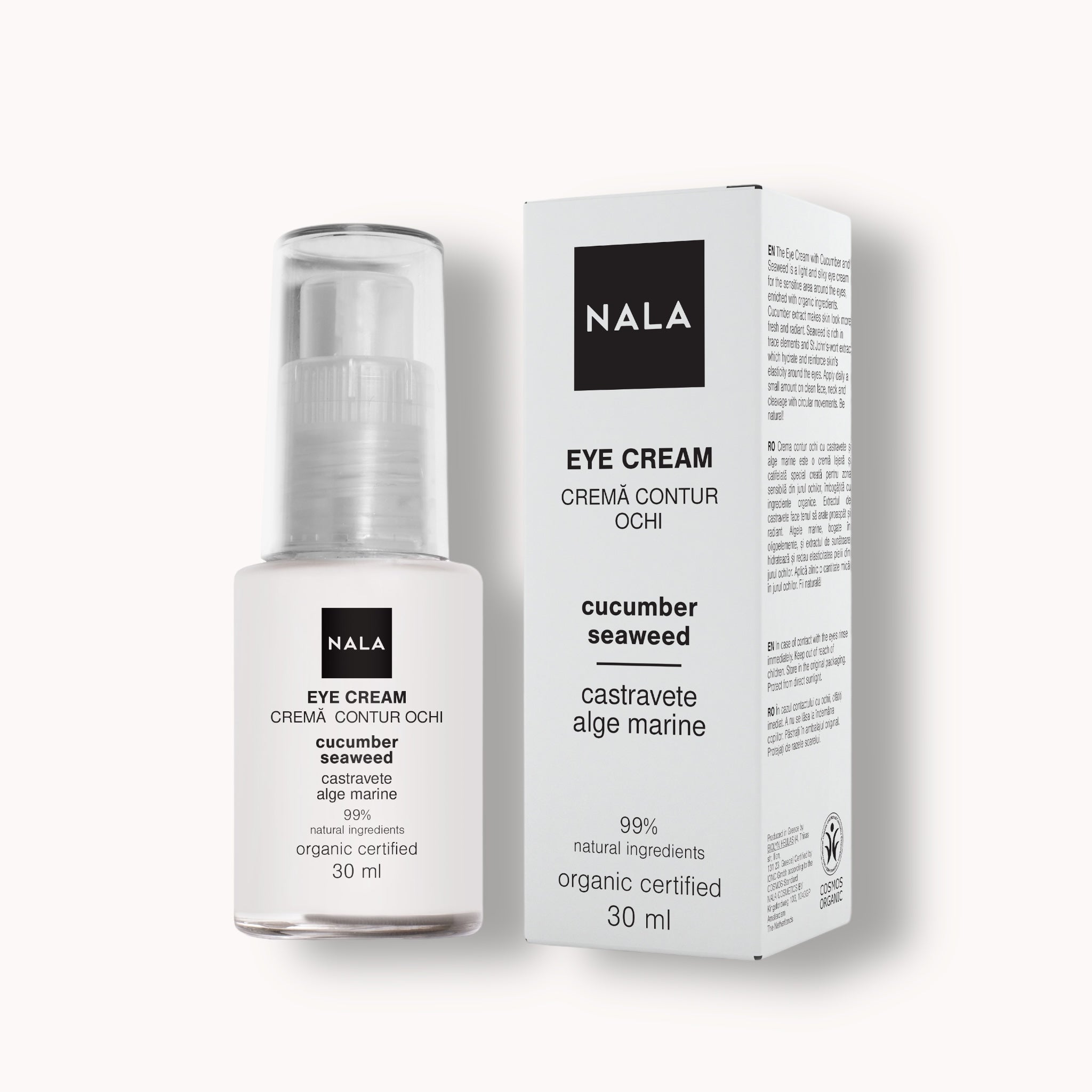 Cremă Contur Ochi - Castravete & Alge Marine