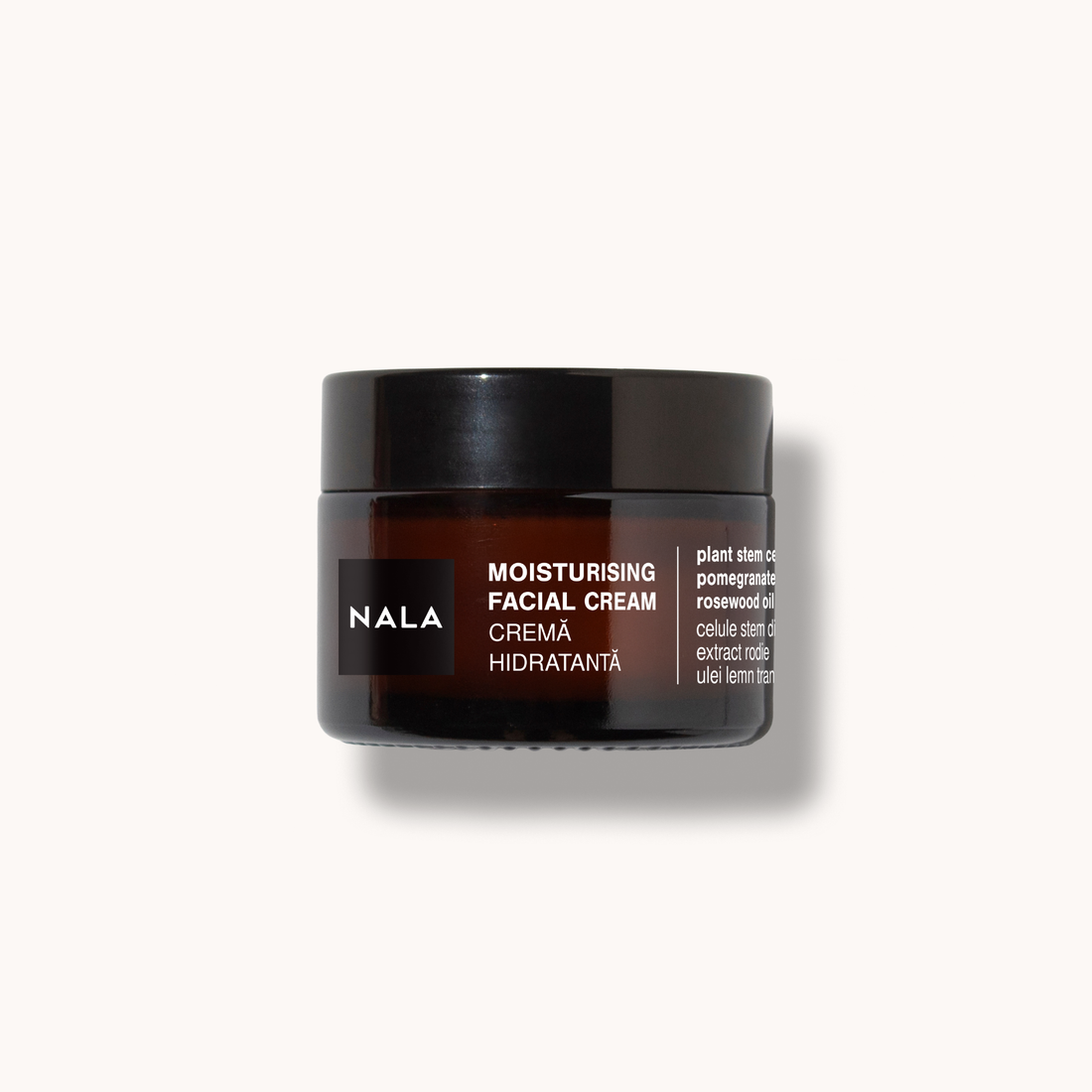 Cremă de față hidratantă - Celule Stem, Rodie și Ulei de Lemn de Trandafir