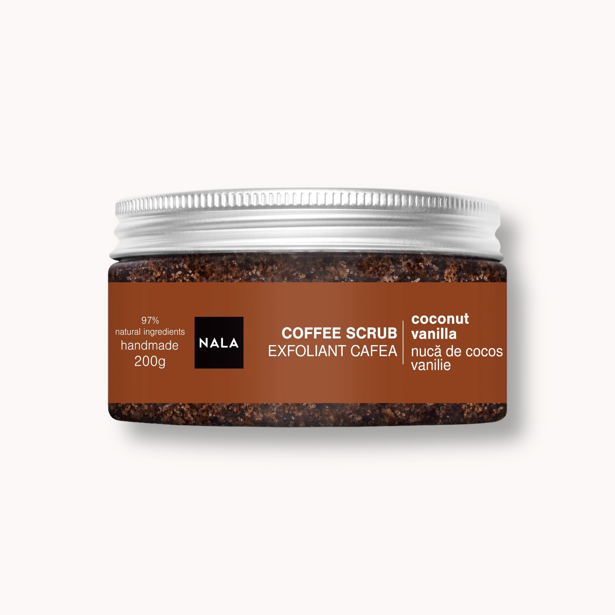 Scrub CAFEA - Nucă de Cocos & Vanilie