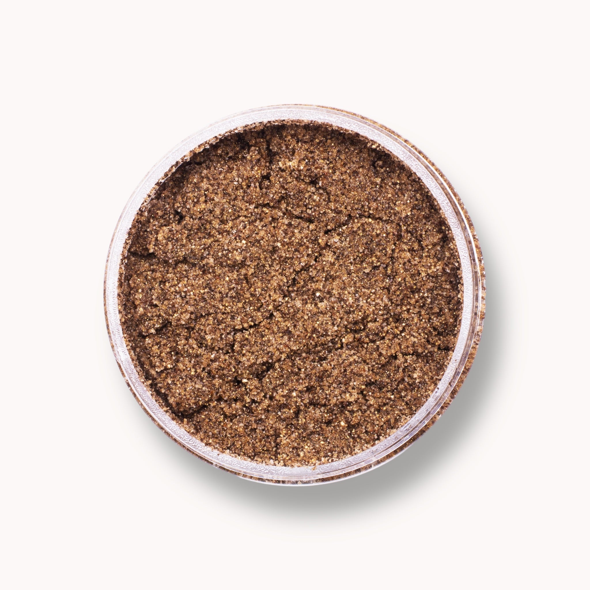 Scrub CAFEA Strălucitor Auriu - Banană & Ulei Nuci Macadamia