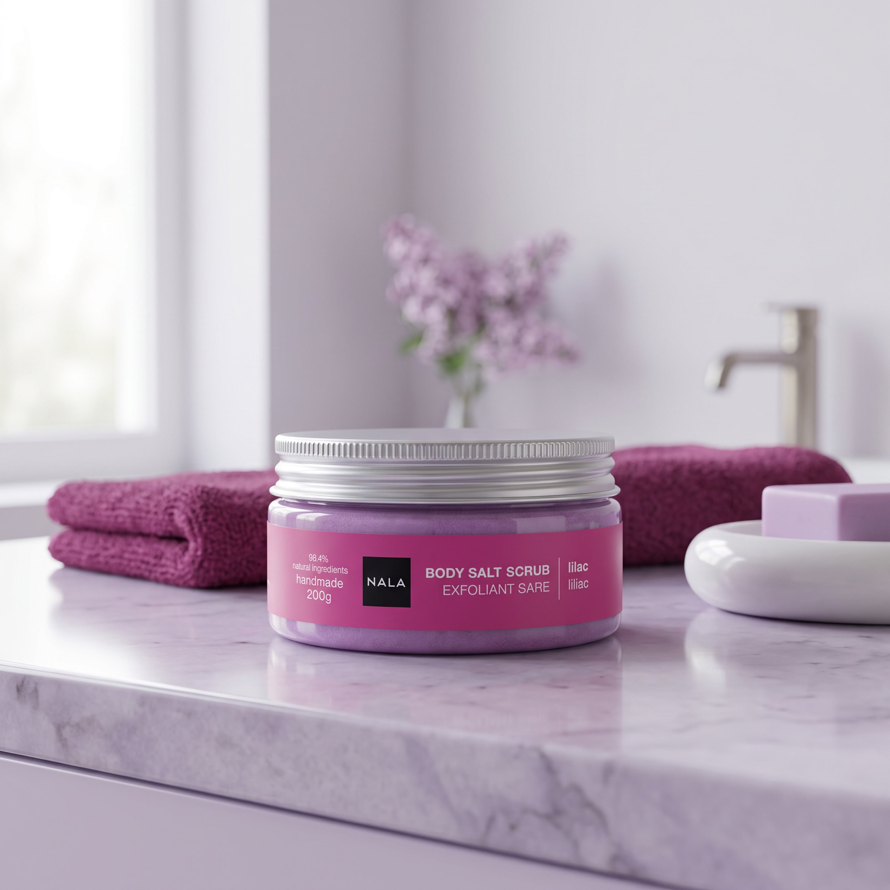 Scrub sare - Liliac