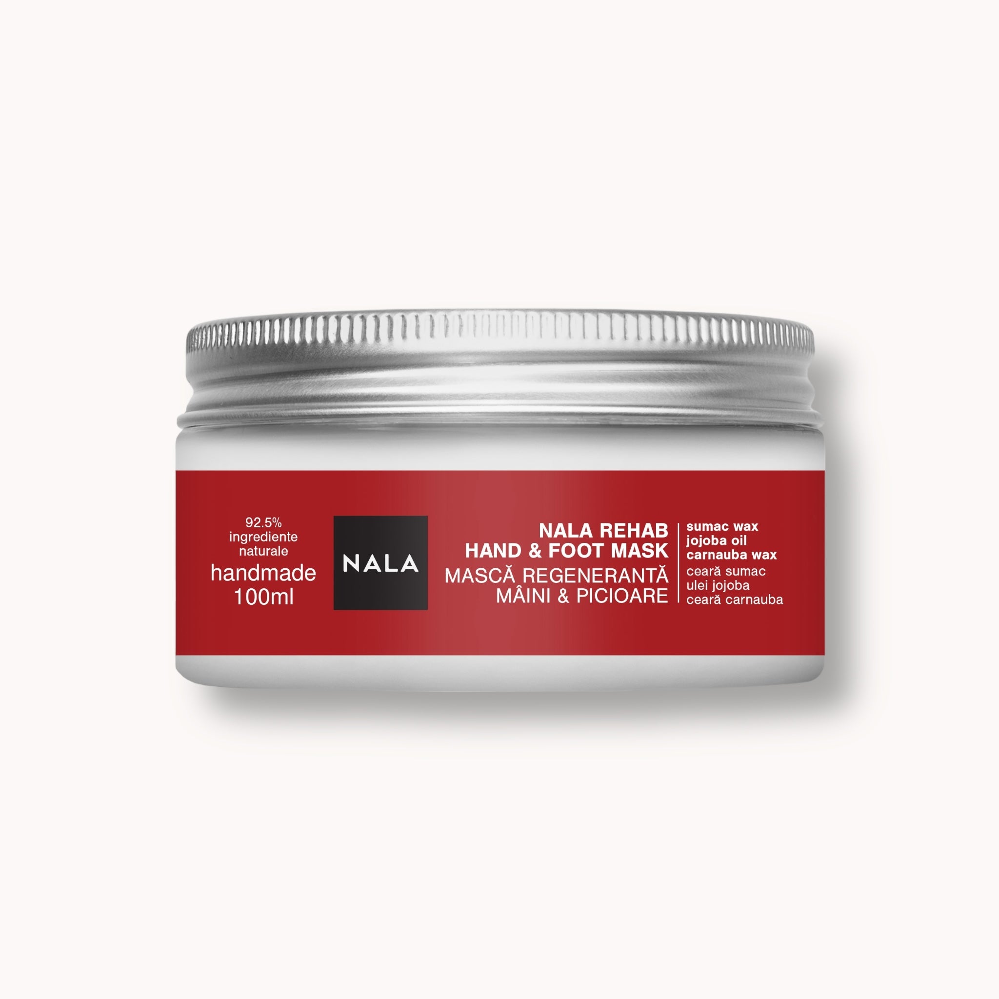 Mască Regenerantă Mâini & Picioare - Ceară Sumac, Carnauba, Jojoba