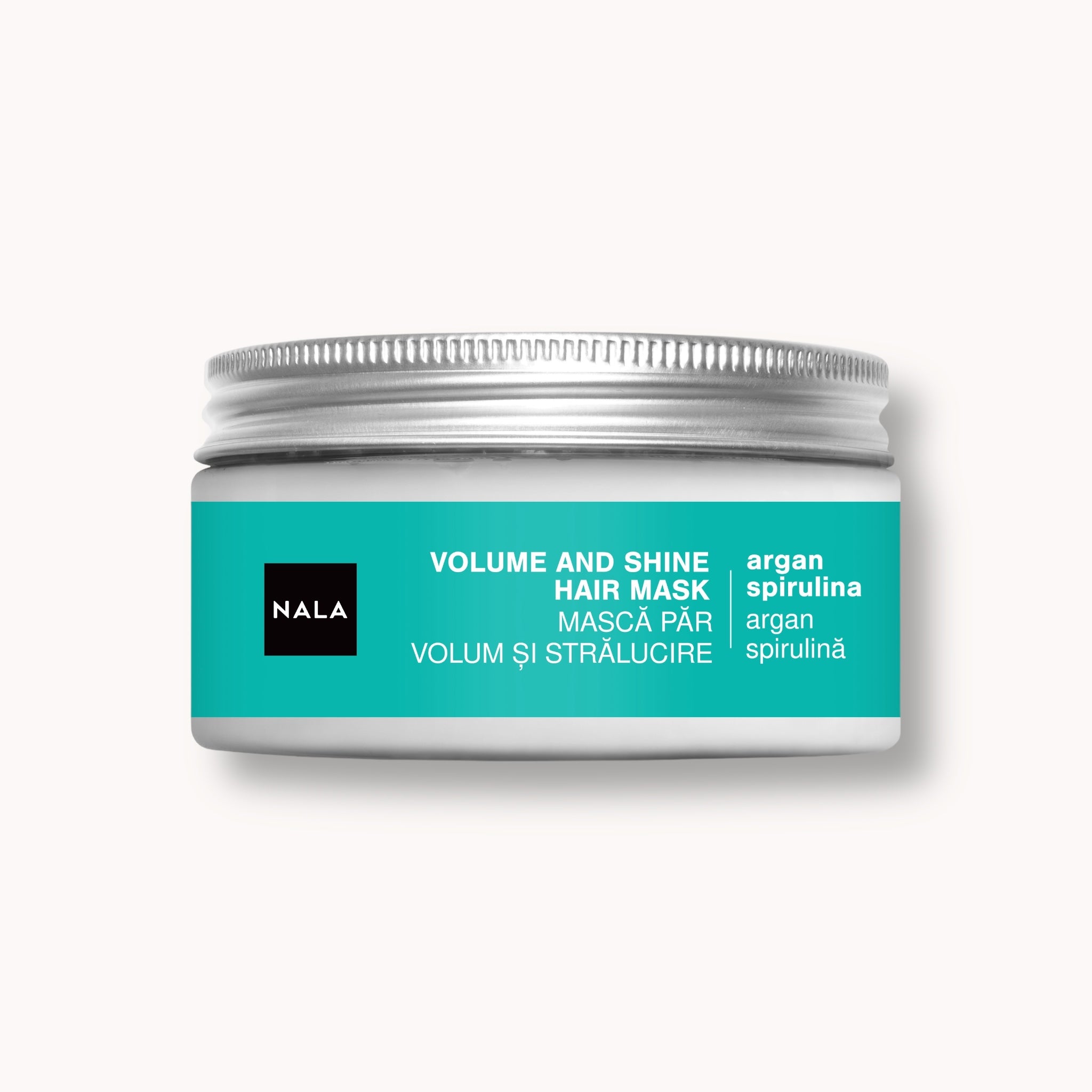 Mască păr Volum și Strălucire - Argan & Spirulină
