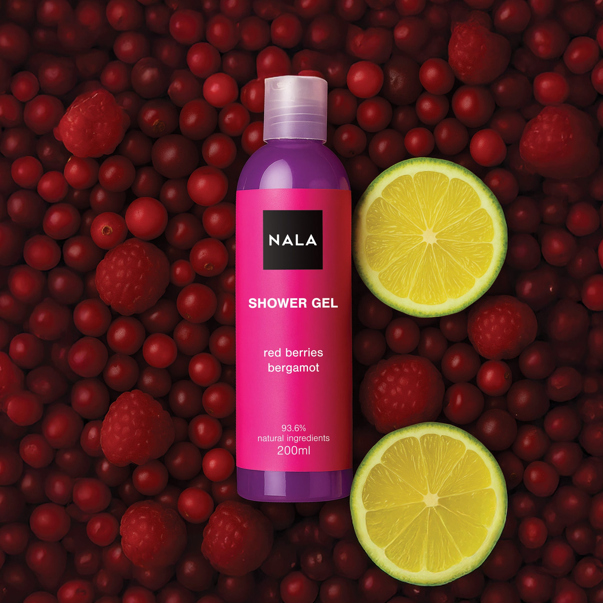 Gel de duș - Fructe de pădure & Bergamotă