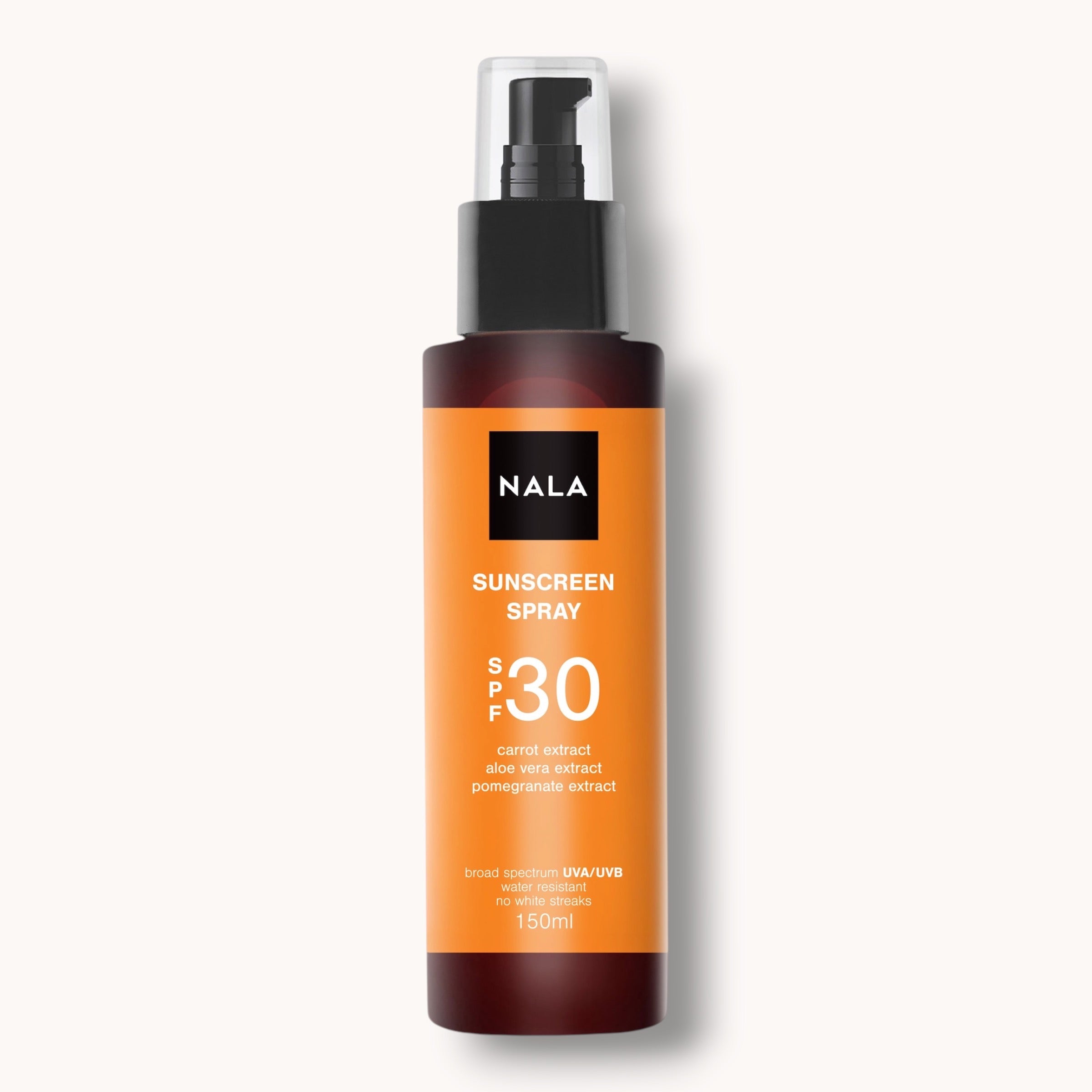 Spray Loțiune protecție solară SPF30 - Extract Morcov, Aloe Vera și Rodie