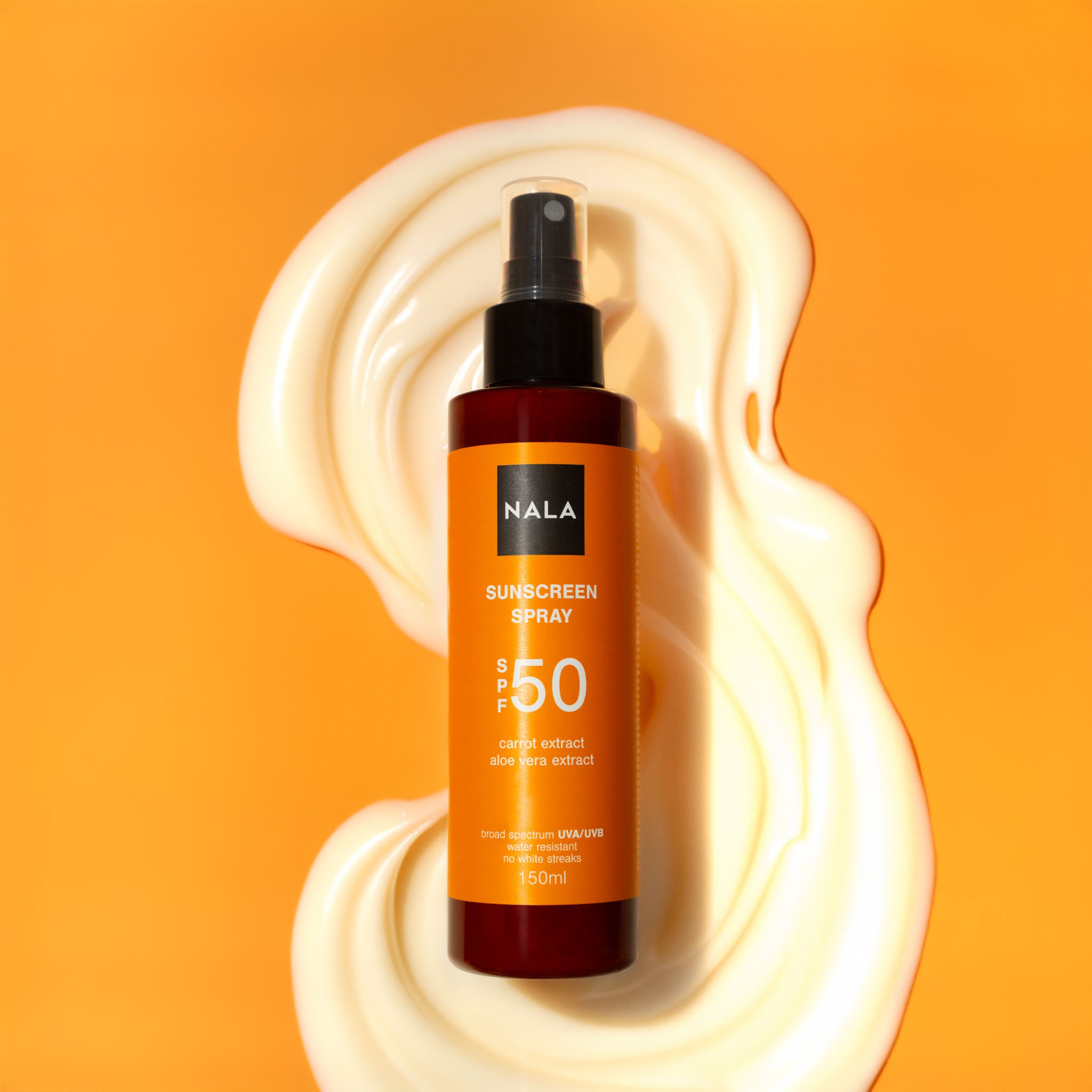 Spray Loțiune protecție solară SPF50 - Extract Morcov & Aloe Vera
